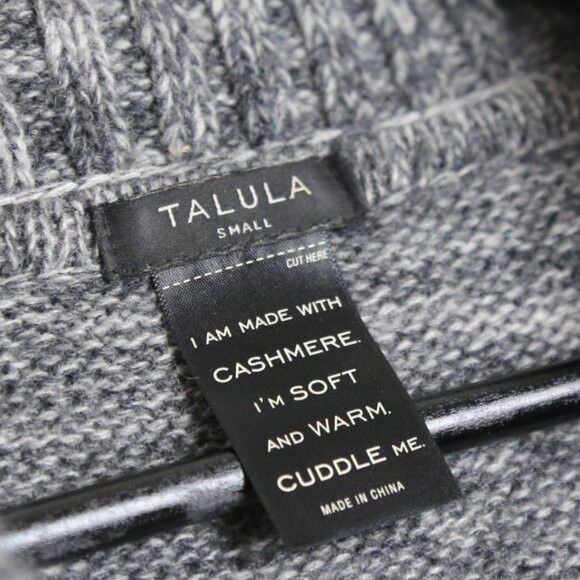 Aritzia Aritzia Talula Lambswool Cashmere Blend Marled Knit Cardigan Size S / US 4 / IT 40 - 3 Thumbnail