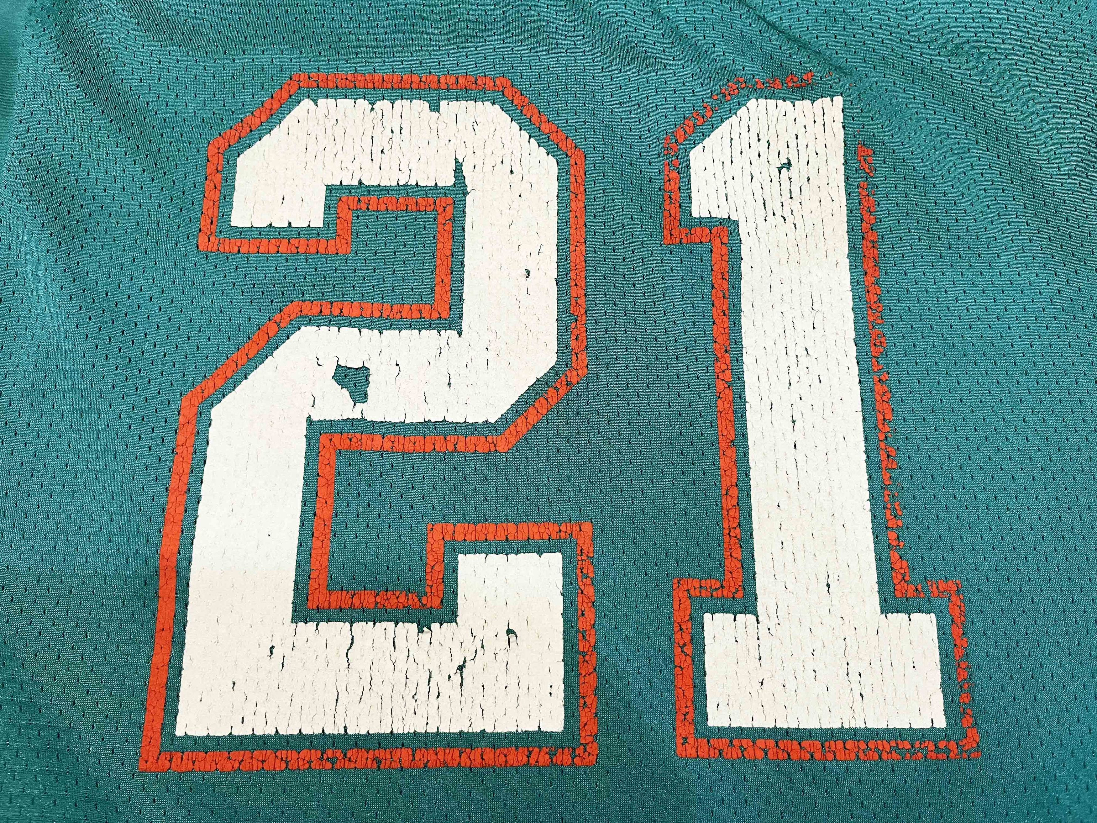 Wilson Vintage Wilson Pro Line NFL Miami Dolphins HIGGS #21 Jersey Size US M / EU 48-50 / 2 - 2 Thumbnail