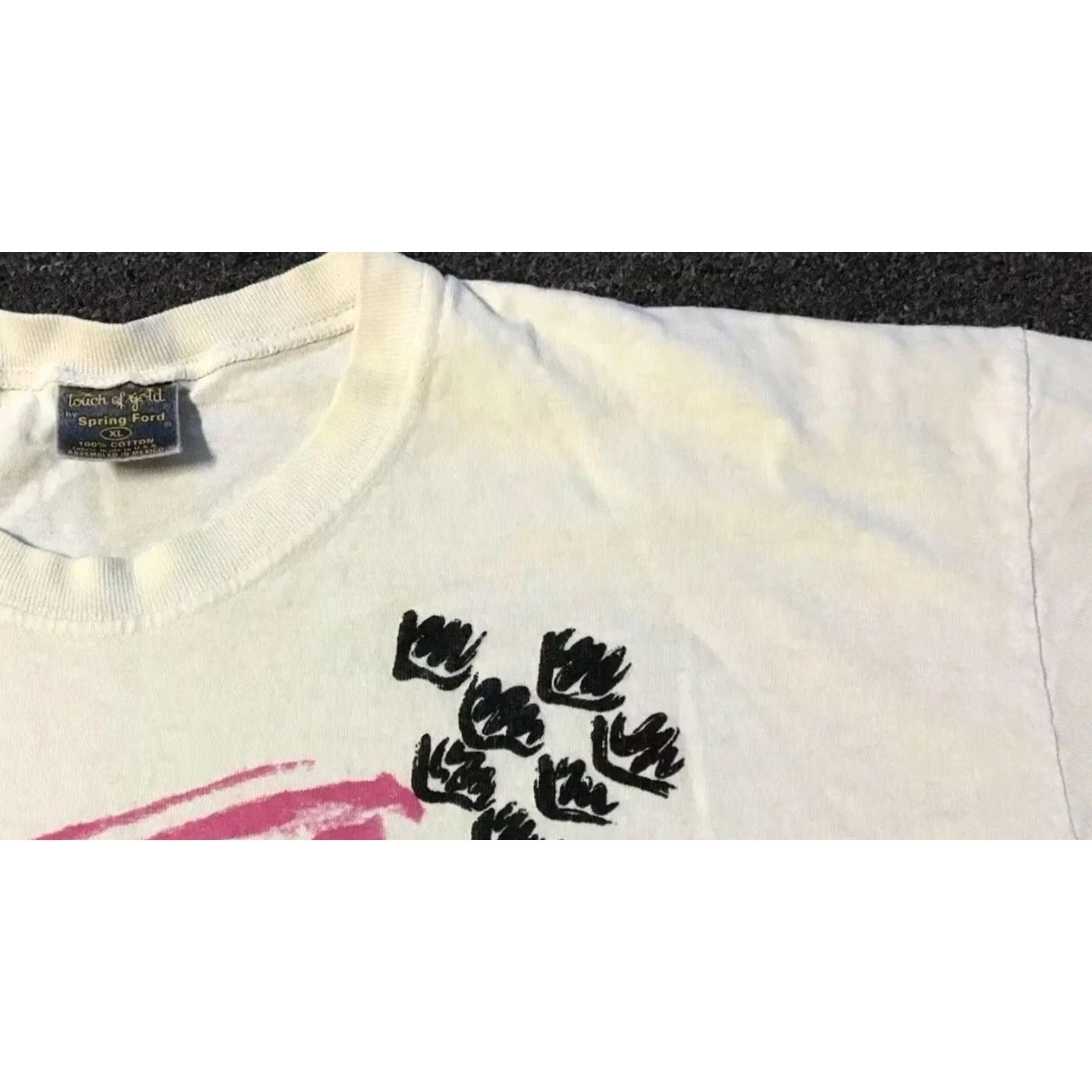 Vintage VINTAGE 90s Spontaneous Movement Shirt XL White Abstract Art Vaporwave Fun Single Stitch Shirt Mens XL White Abstract Art Vaporwave Fun Size US XL / EU 56 / 4 - 5 Thumbnail