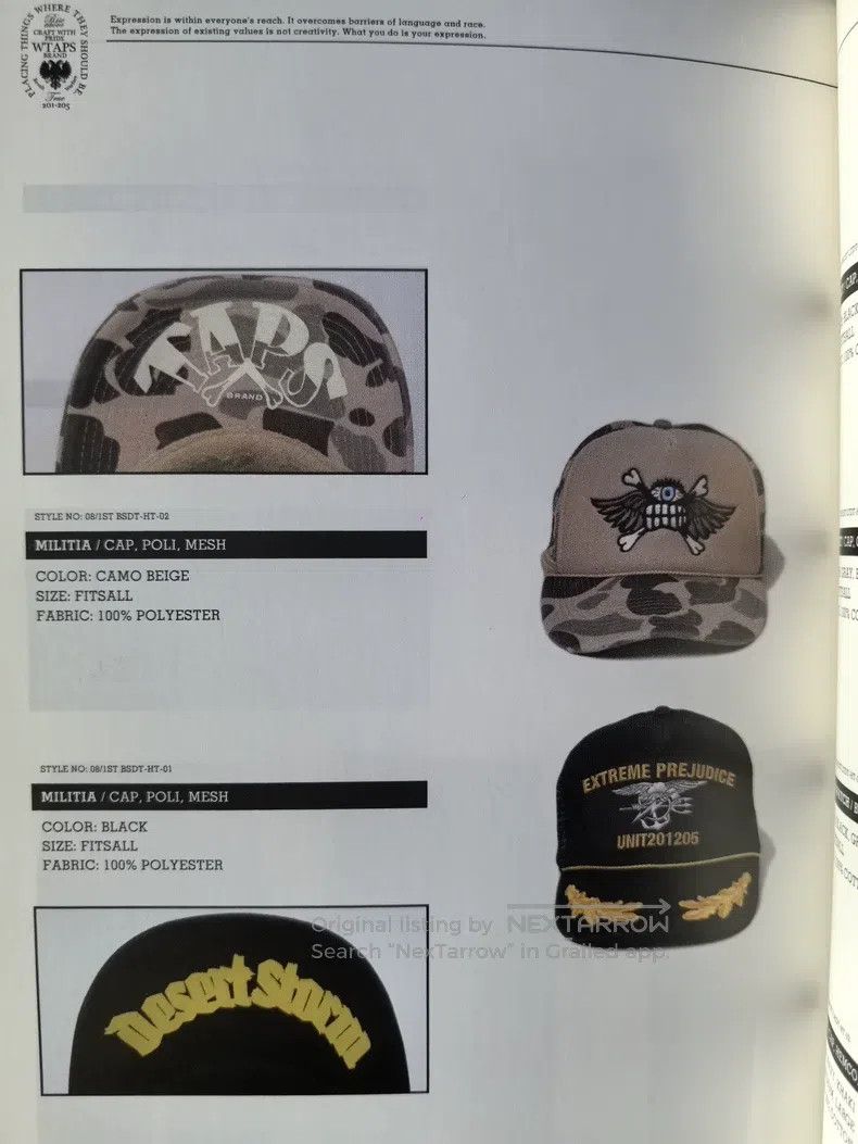 Wtaps Wtaps Camouflage truck cap Size ONE SIZE - 3 Thumbnail