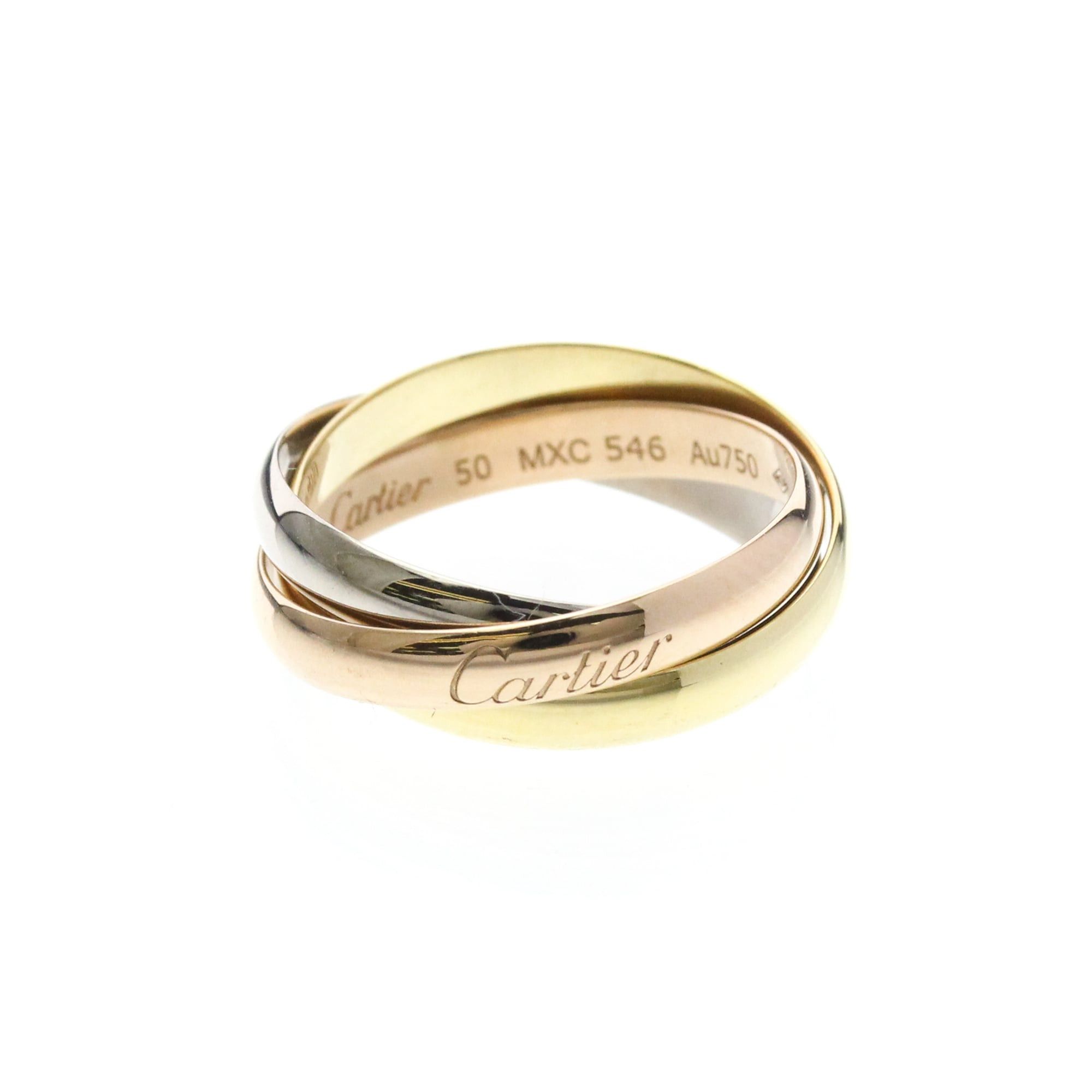 Cartier CARTIER Trinity Ring Yellow Gold (18K),Pink Gold (18K),White Gold (18K) Polished Size ONE SIZE - 1 Thumbnail