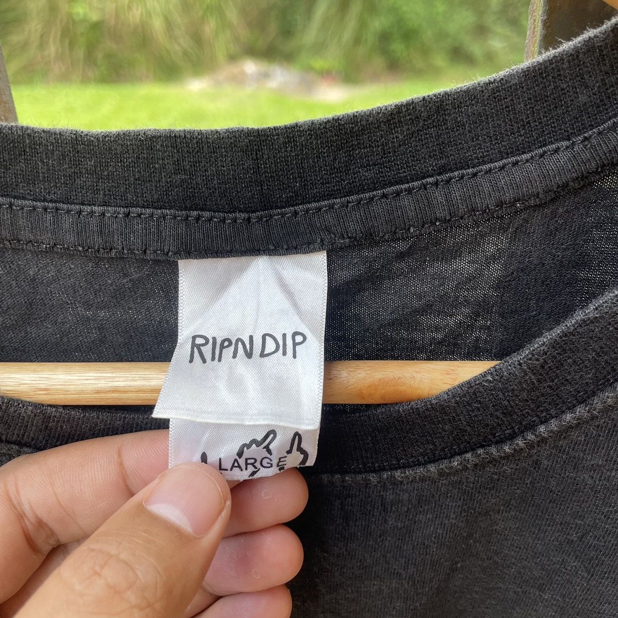 Japanese Brand × RIPNDIP 🔥Vintage Rip N Dip Skateboard Cat Cartoon Tee Size US M / EU 48-50 / 2 - 7 Thumbnail