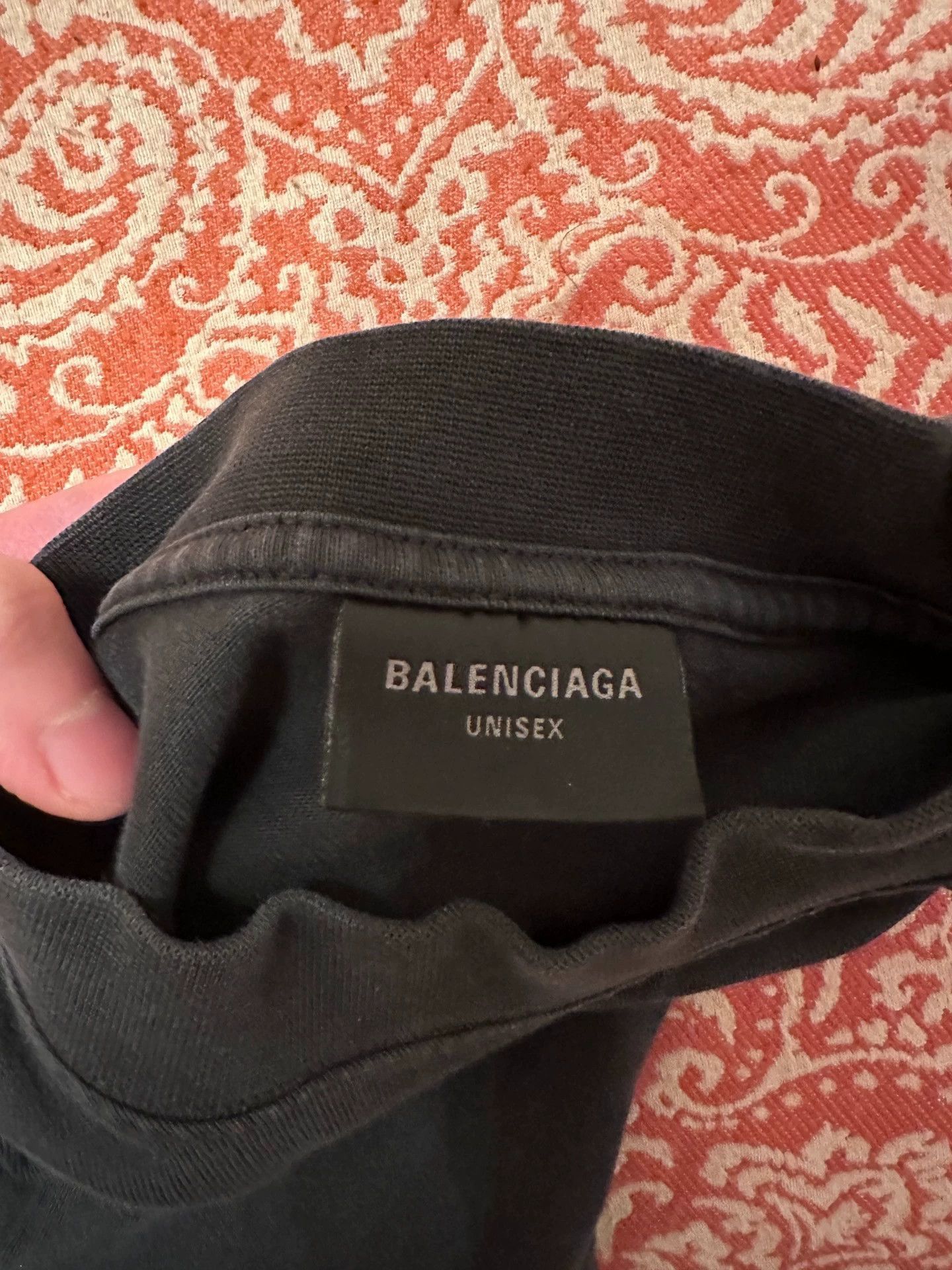 Balenciaga Balenciaga solid color pattern printed round neck short sle Size US M / EU 48-50 / 2 - 3 Thumbnail