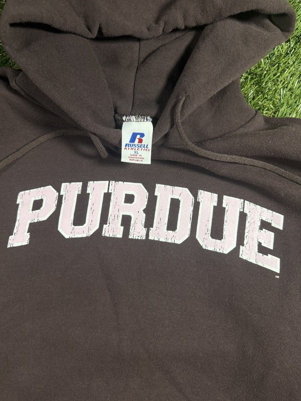 Russell Athletic Vintage Y2K Purdue Boilermakers NCAA Thick Russell Hoodie Size US XL / EU 56 / 4 - 3 Thumbnail