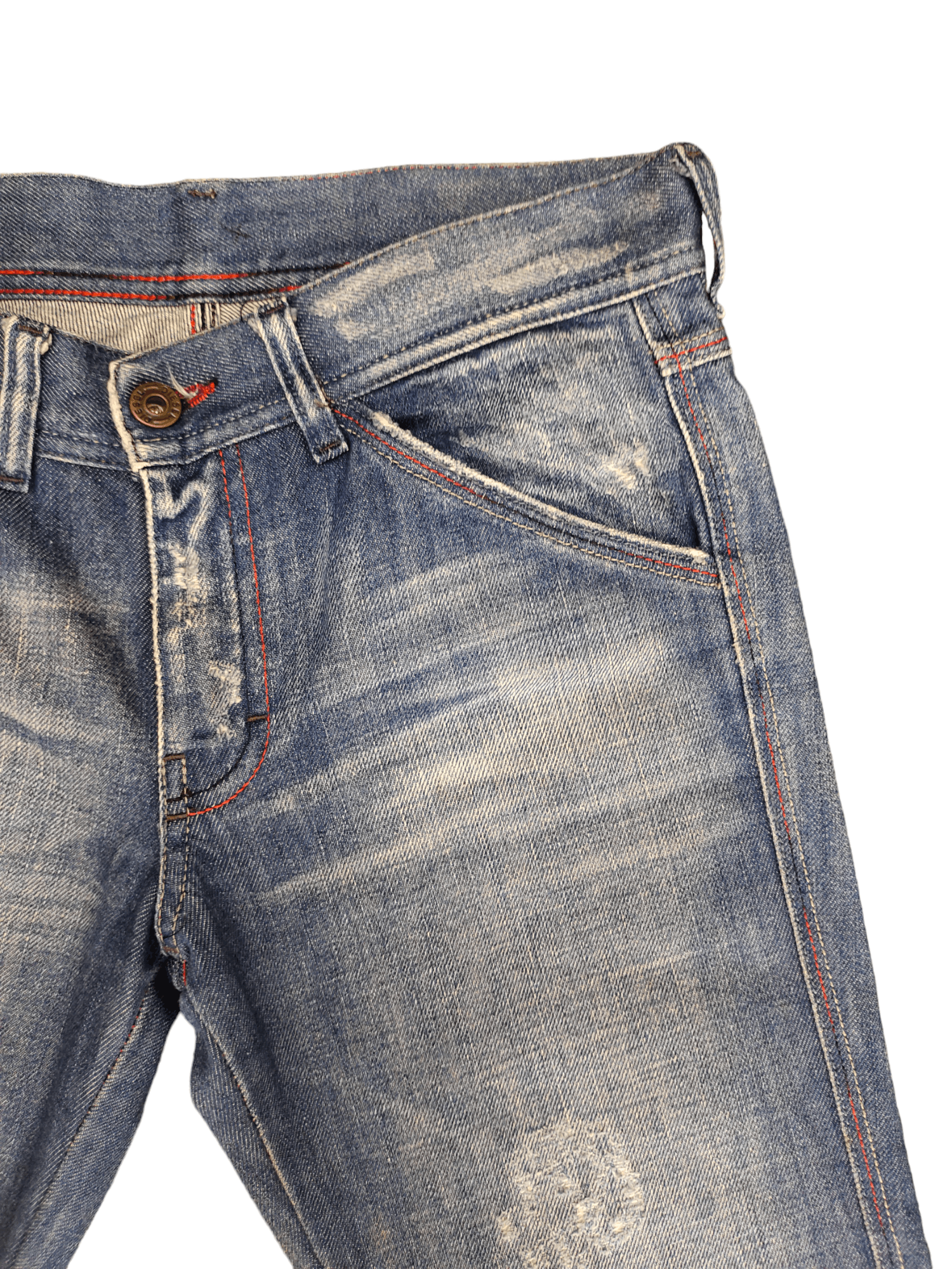 Diesel Flare Jeans Diesel Distress Denim Boot Cut Streetwear Size US 27 - 6 Thumbnail