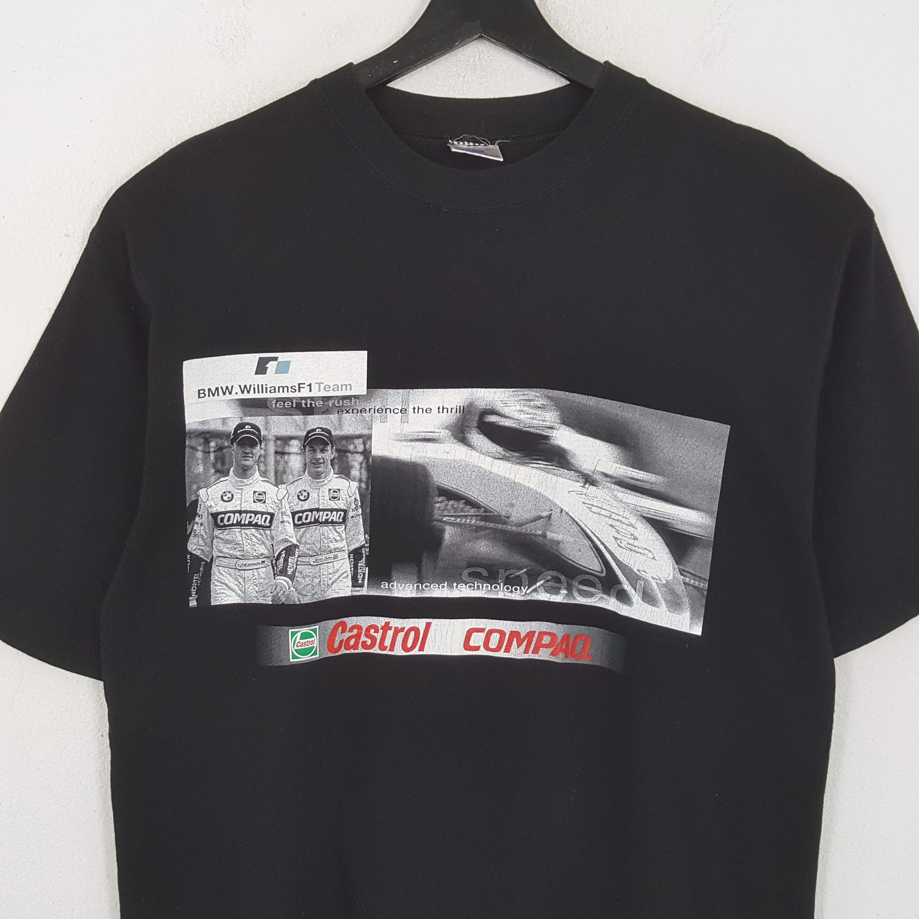 BMW × Vintage BMW WILLIAMS F1 Castrol Motorsports Promo Style Tshirt Size US L / EU 52-54 / 3 - 2 Thumbnail