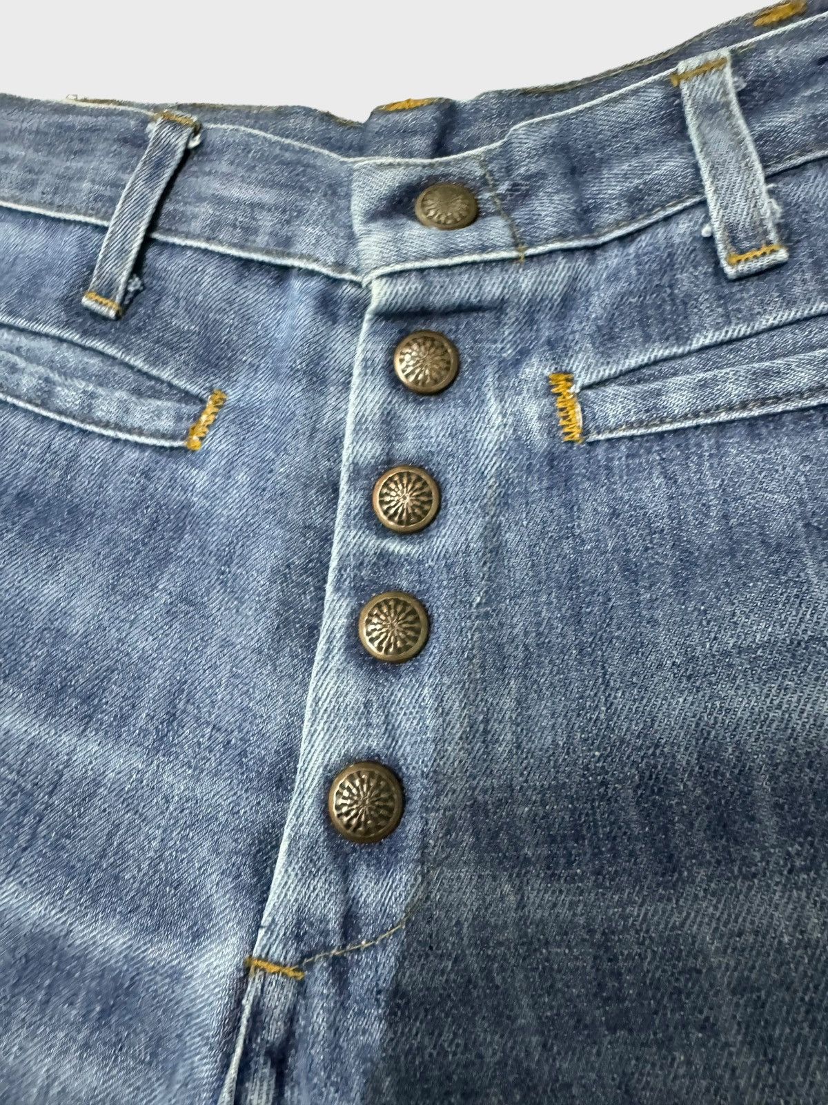 Hysteric Glamour × If Six Was Nine × Le Grande Bleu (L.G.B.) Vintage Rick Owens Junya Watanabe Style Ultra Flared Jeans Size US 27 - 8 Thumbnail