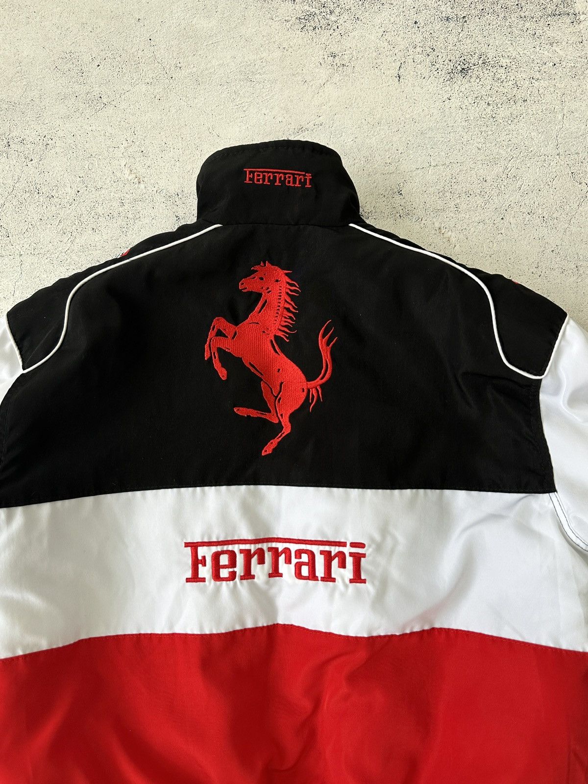 Ferrari × Vintage 🩸RARE🩸Ferrari Vintage Big Logo y2k Jacket Size US M / EU 48-50 / 2 - 10 Thumbnail