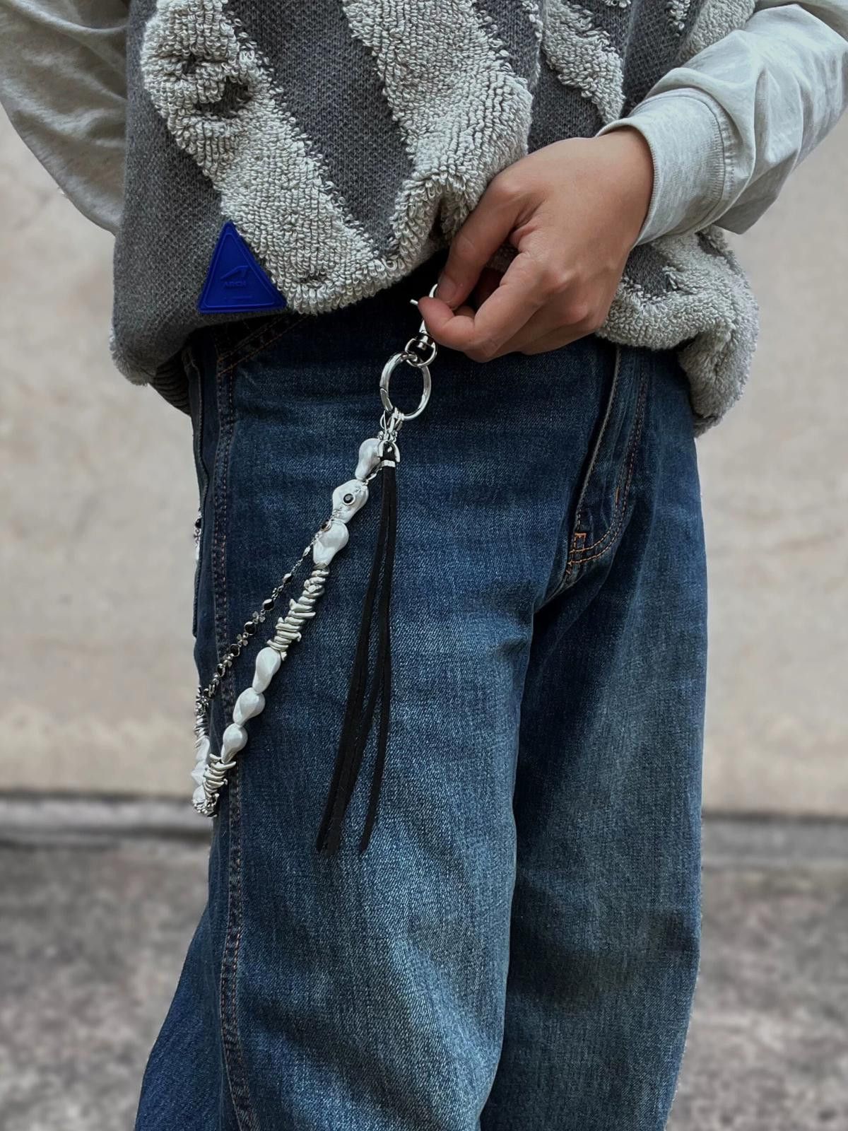 Vintage Pearl Double Layered Wallet Chain Size ONE SIZE - 2 Thumbnail