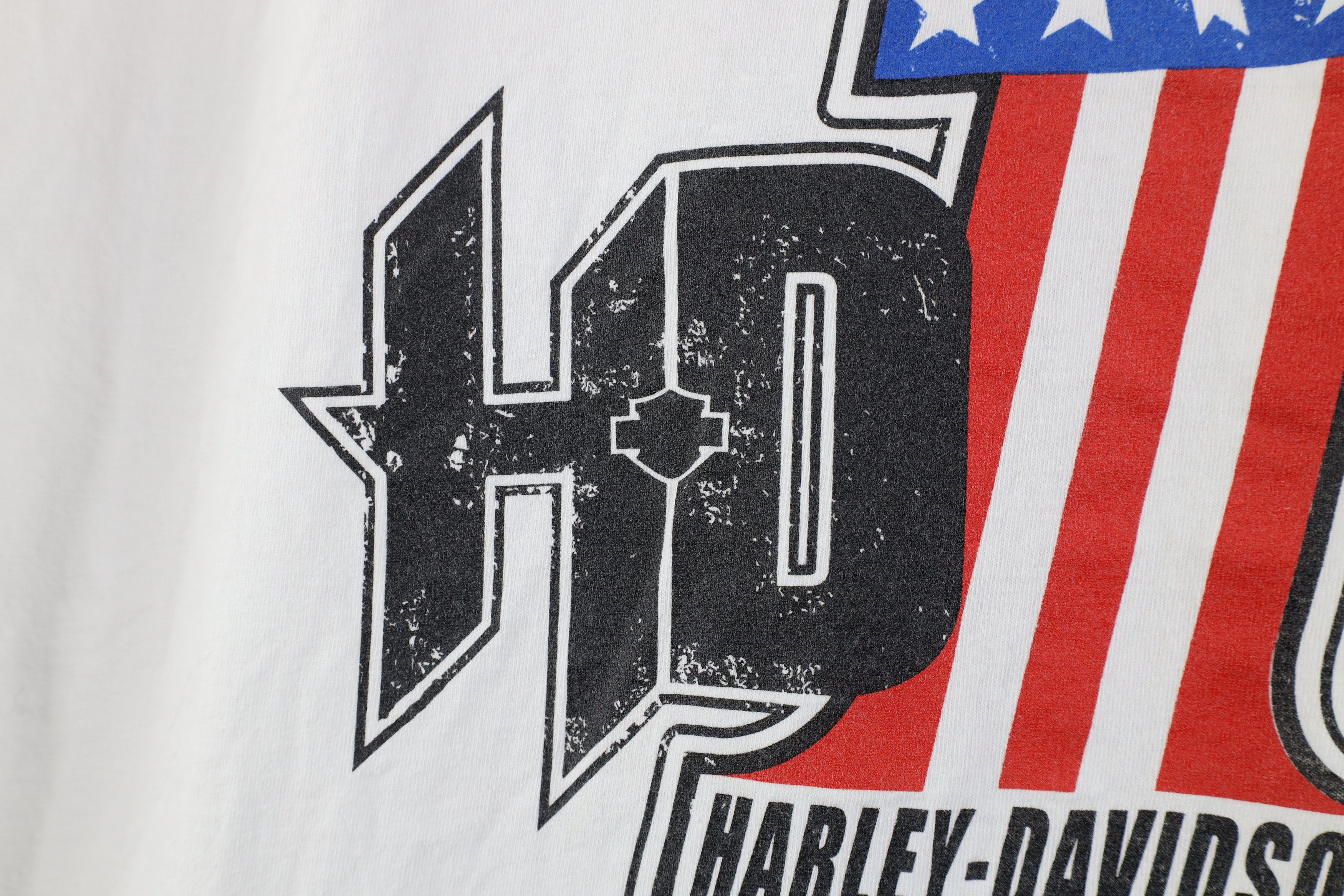 Harley Davidson Vintage Harley Davidson Short Sleeve T-Shirt White Size US XL / EU 56 / 4 - 6 Thumbnail