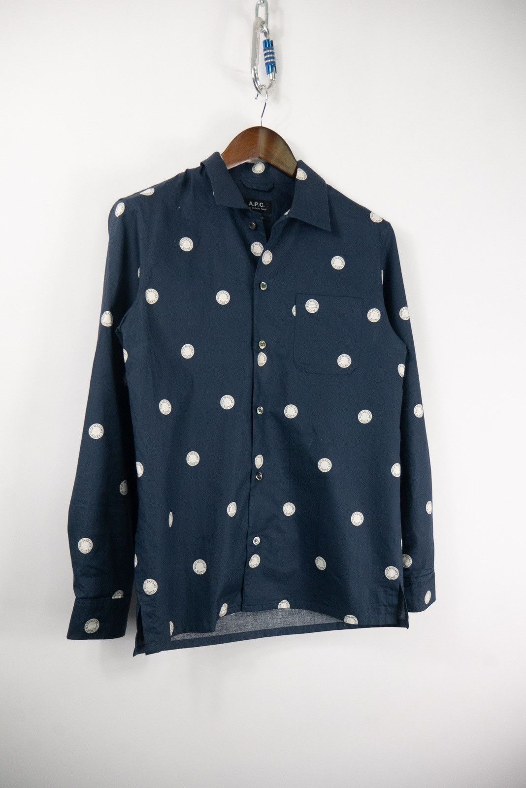 A.P.C. × Japanese Brand A.P.C pattern shirt Size US S / EU 44-46 / 1 - 8 Thumbnail