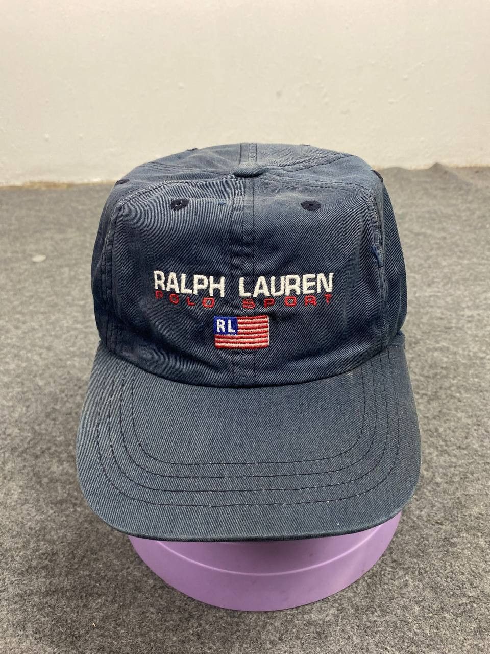 Polo Ralph Lauren × Vintage vintage polo sport ralph lauren clip back cap distressed Size ONE SIZE - 1 Thumbnail