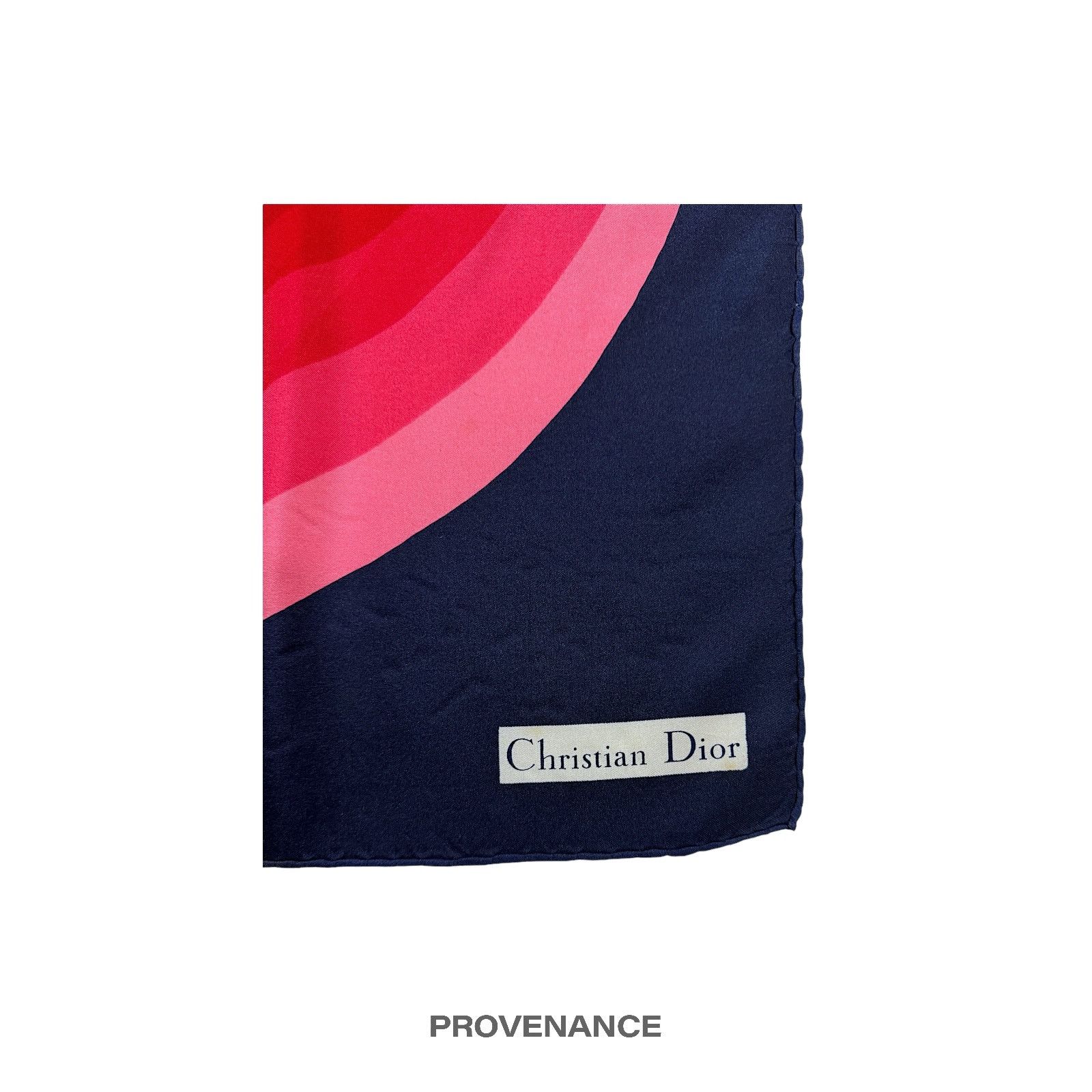 Dior 🔴 Christian Dior D Inception Silk Scarf - Multicolor Size ONE SIZE - 4 Thumbnail