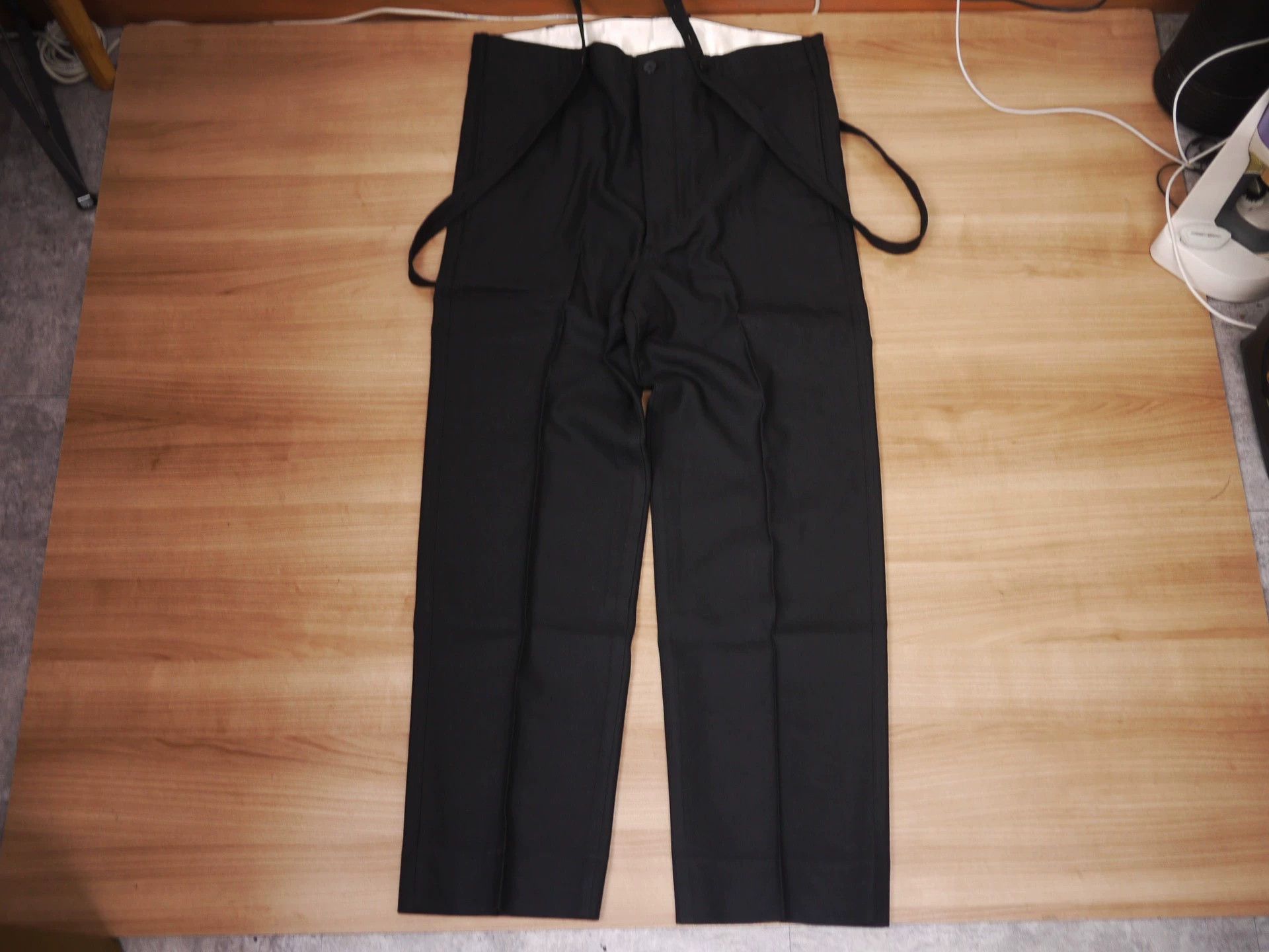 Visvim Black Straight-Leg Casual Pants Size 32 Size US 32 / EU 48 - 1 Thumbnail