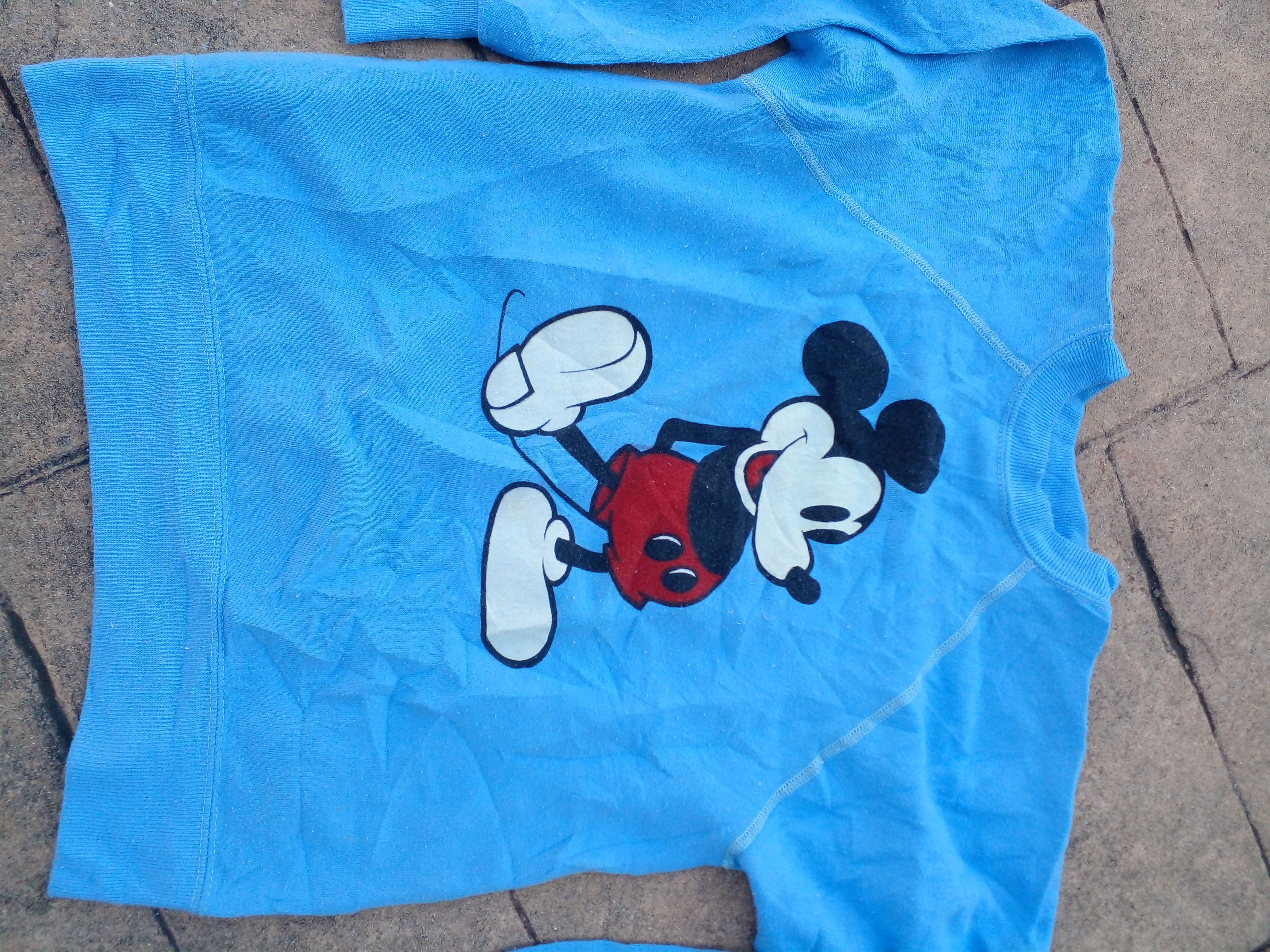 image of Best Offer VTG 80's Mickey Mouse Sweatshirt in Blue, Men's (Size Small)