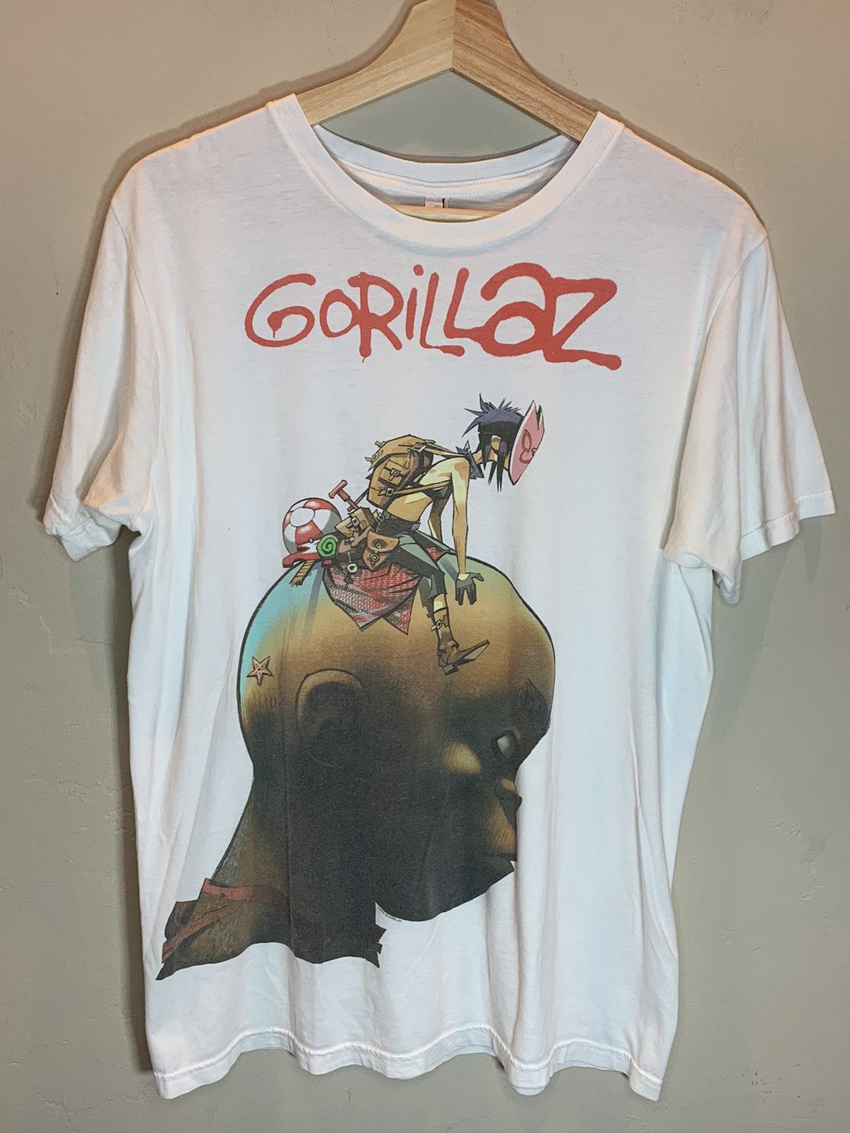 Band Tees *RARE* The Gorillaz Jamie Hewlett Art Band 2012 T-Shirt - M Size US M / EU 48-50 / 2 - 1 Thumbnail