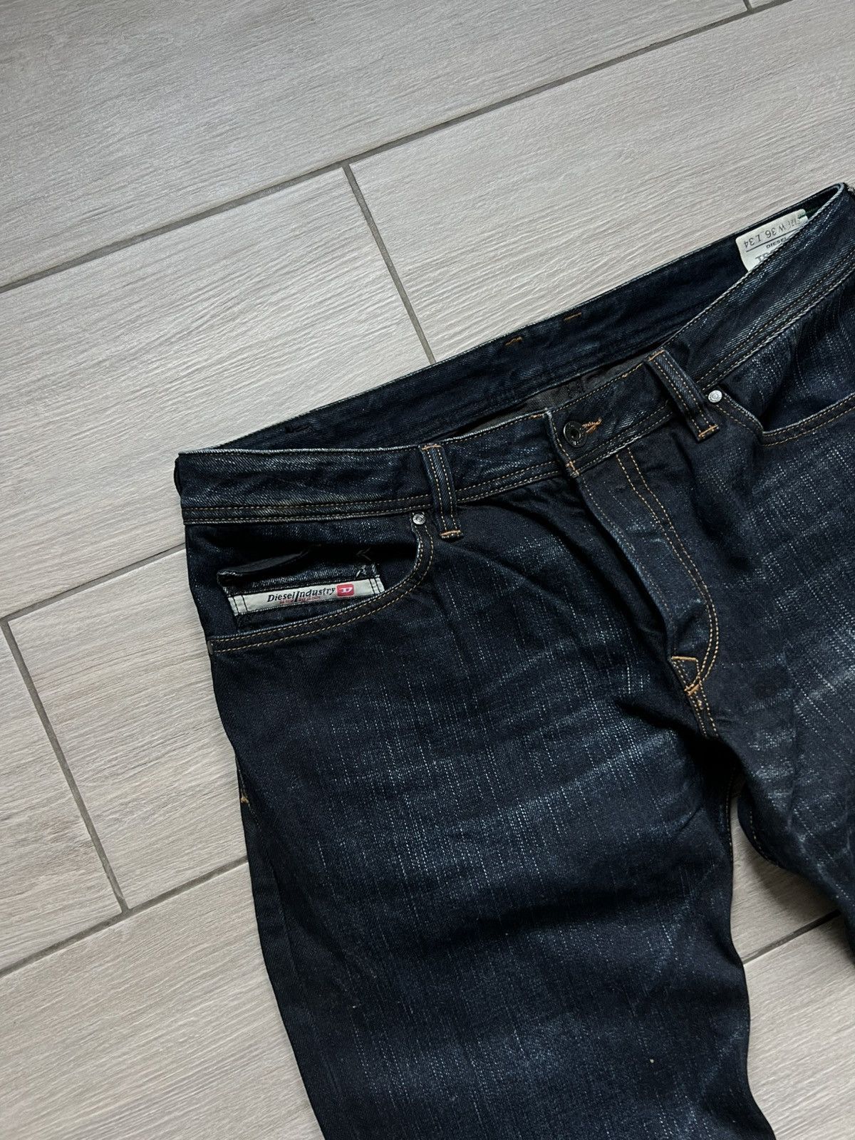 Diesel Diesel Safado Slim Straight Wash 3D Selvedge Denim Jeans Size US 36 / EU 52 - 13 Thumbnail