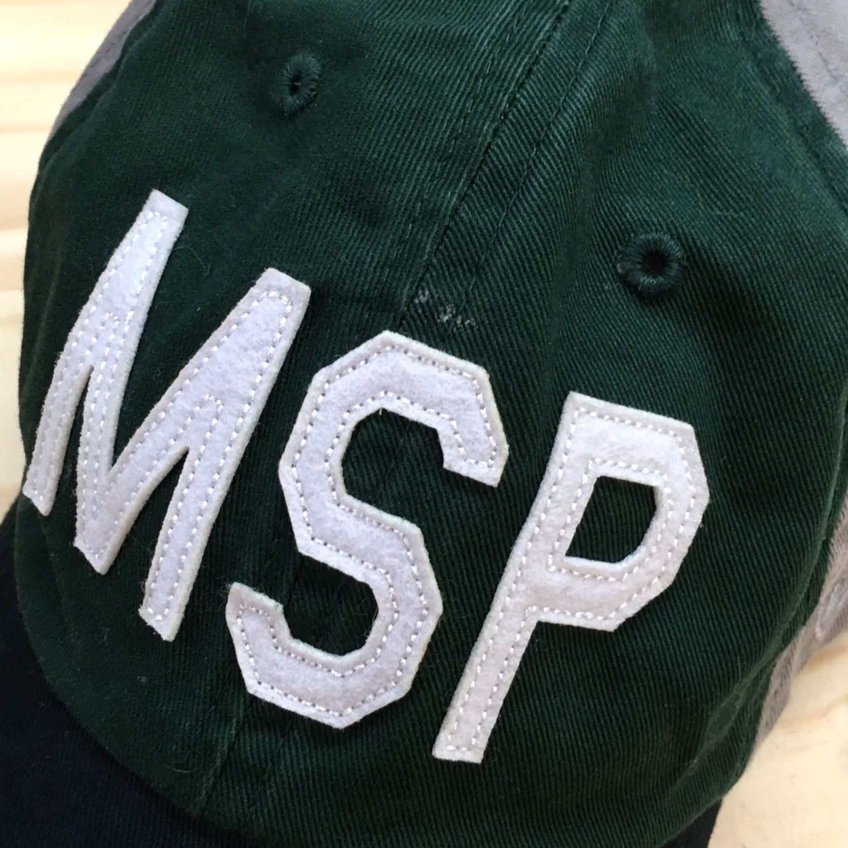 NCAA NCAA Baseball Cap Mens Gray Green MSP 2019 Final Four Minneapolis OS Adjustable Size ONE SIZE - 4 Thumbnail