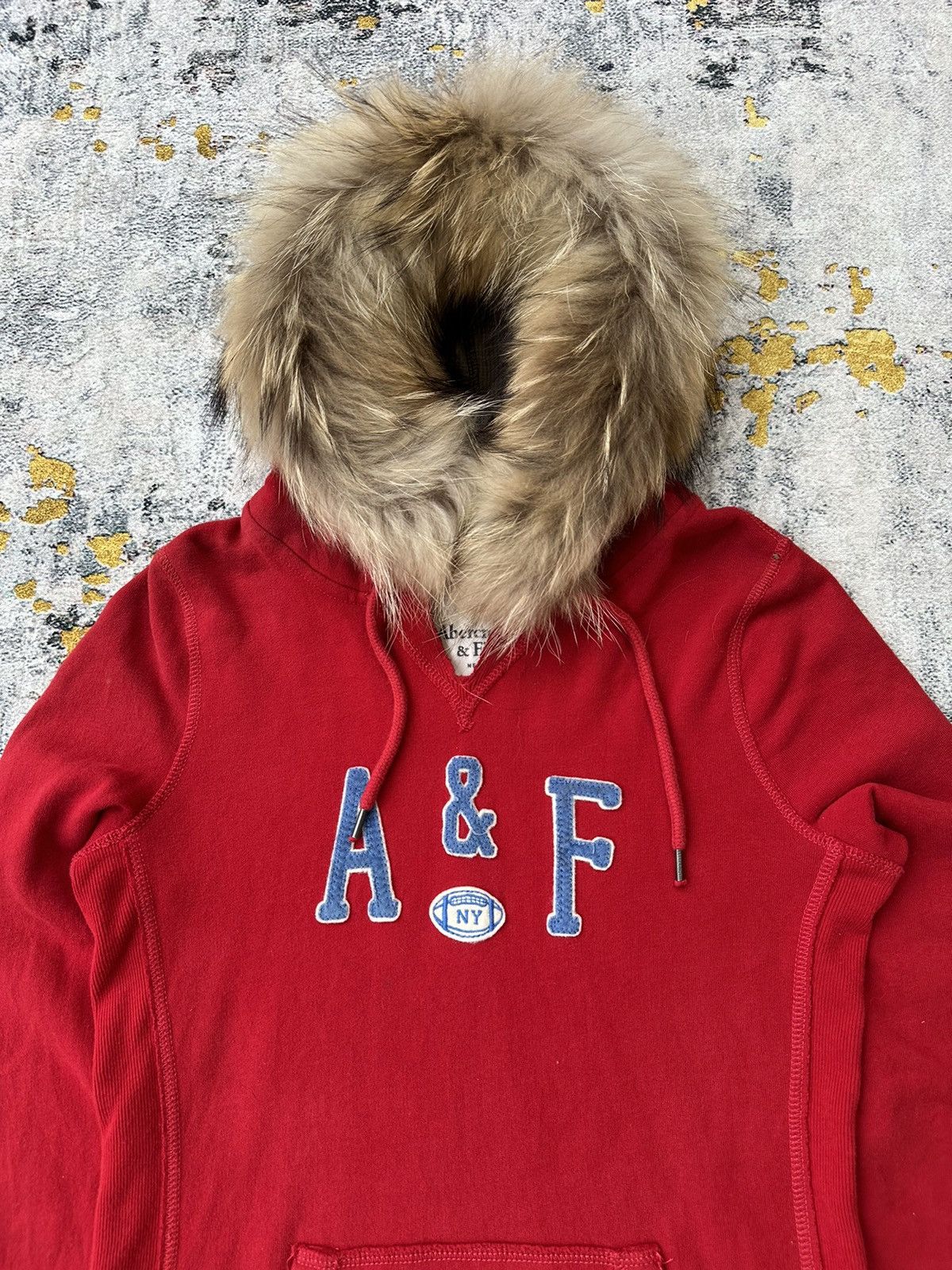 Abercrombie & Fitch DISTRESSED ABERCROMBIE FUR HOODIE IFSIXWASNINE LGB STYLE Size US S / EU 44-46 / 1 - 2 Thumbnail