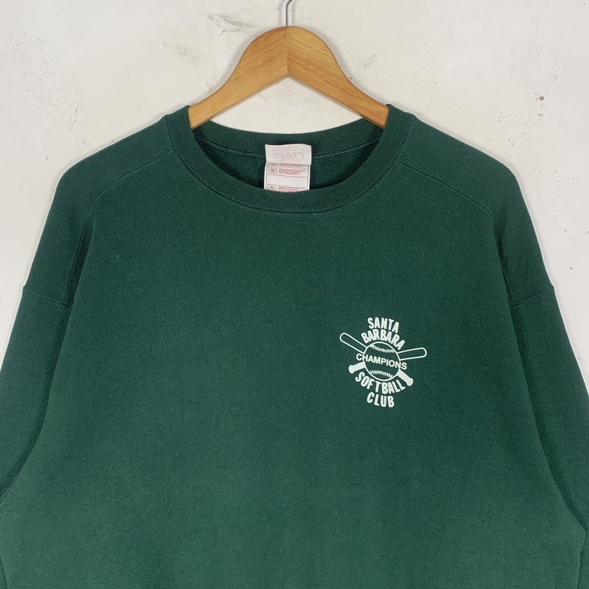 Vintage Vintage BVD Santa Barbara Champions Softball Club sweatshir Size US XL / EU 56 / 4 - 3 Thumbnail