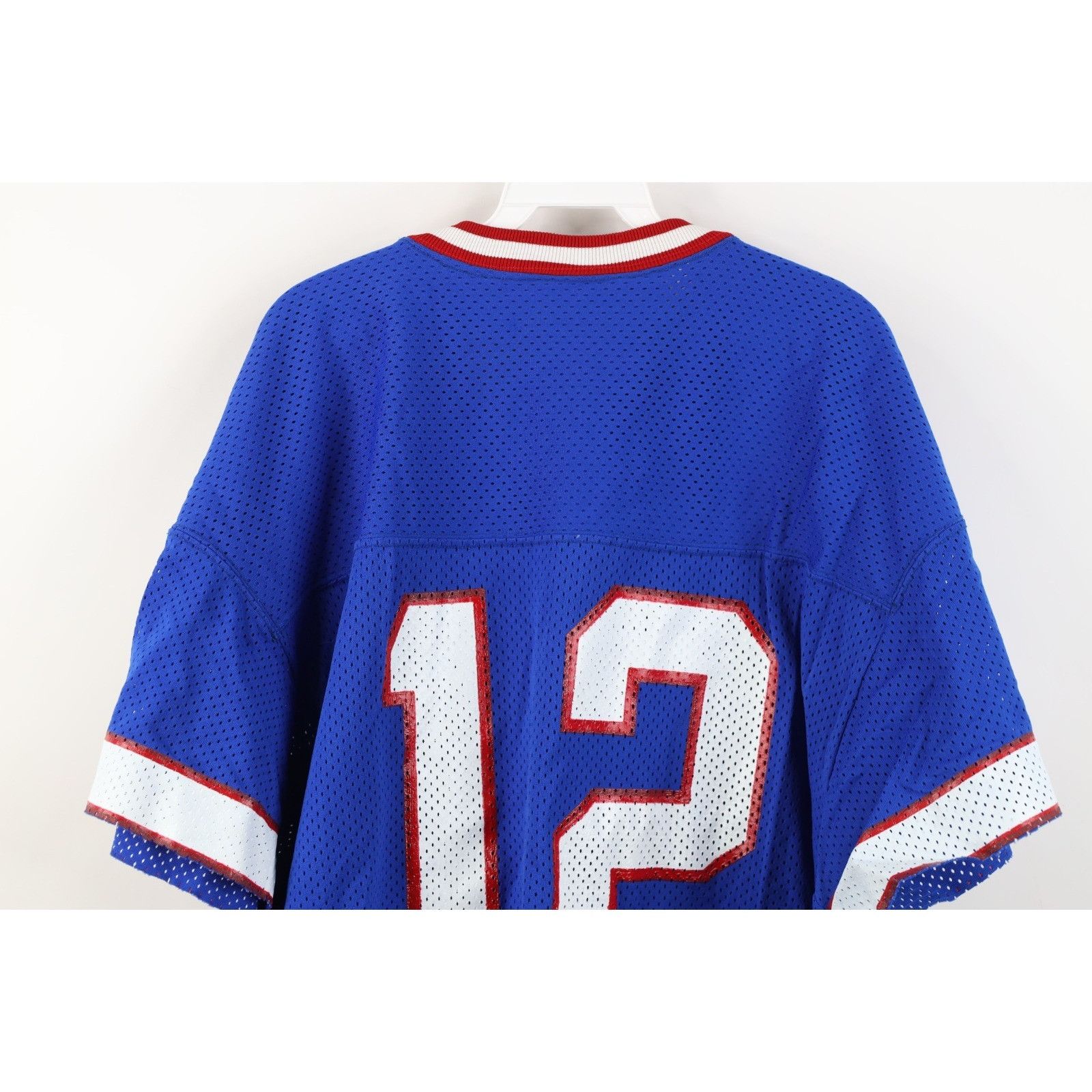 Vintage Vintage Sand Knit Game Issue Jim Kelly Buffalo Bills Jersey Size US XL / EU 56 / 4 - 14 Thumbnail