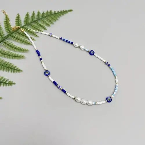 Jewelry Charm Flower Qata Beads Women Necklace Size ONE SIZE - 2 Thumbnail