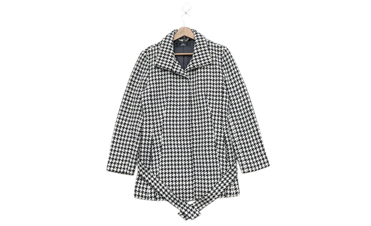 Yohji Yamamoto RARE🔥 INED by Yohji Yamamoto Houndstooth Wool Coat Jacket Size M / US 6-8 / IT 42-44 - 1 Thumbnail