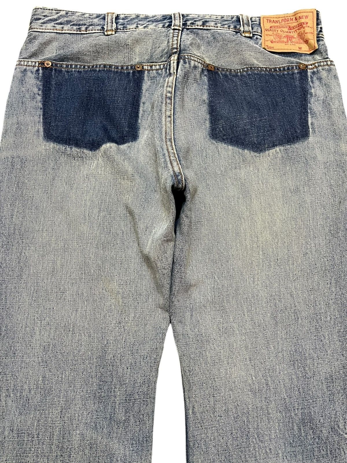 Kenzo Vintage RNA.inc Flare Faded Distressed Bush Pants Denim Size US 31 - 8 Thumbnail