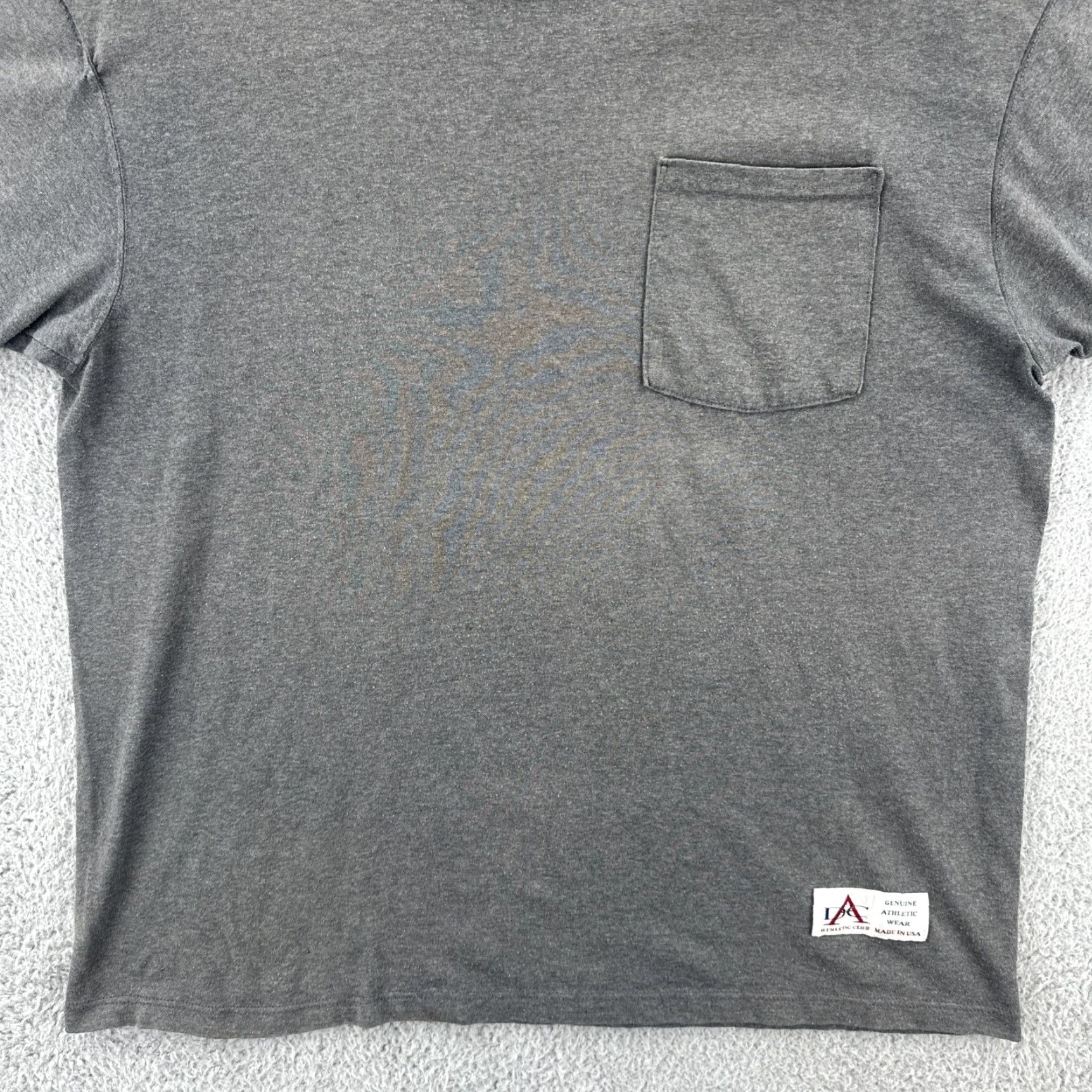Vintage VINTAGE DC Athletic Club Mens L Gray Blank Pocket T Shirt USA 90s Mens Size US L / EU 52-54 / 3 - 4 Thumbnail