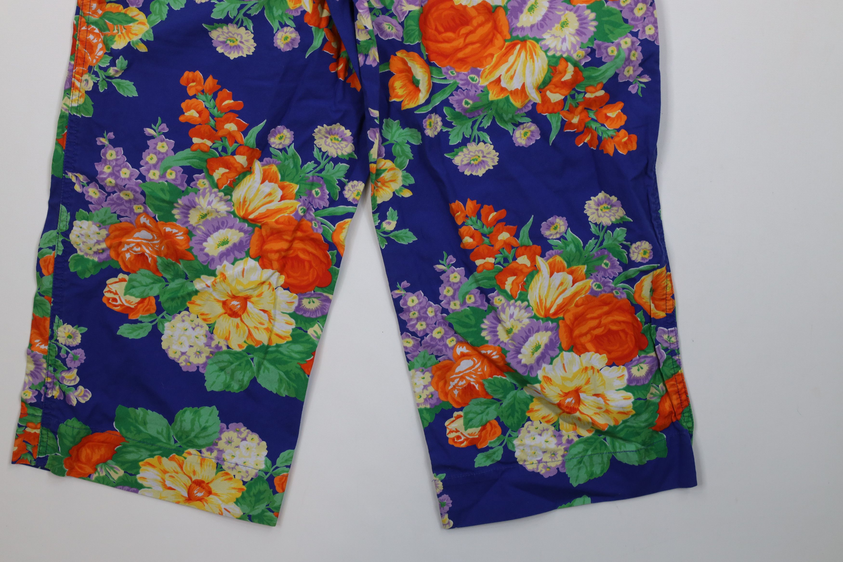 Ralph Lauren Vintage 90s Ralph Lauren All Over Print Capris Pants Cotton Size 27" / US 4 / IT 40 - 11 Thumbnail