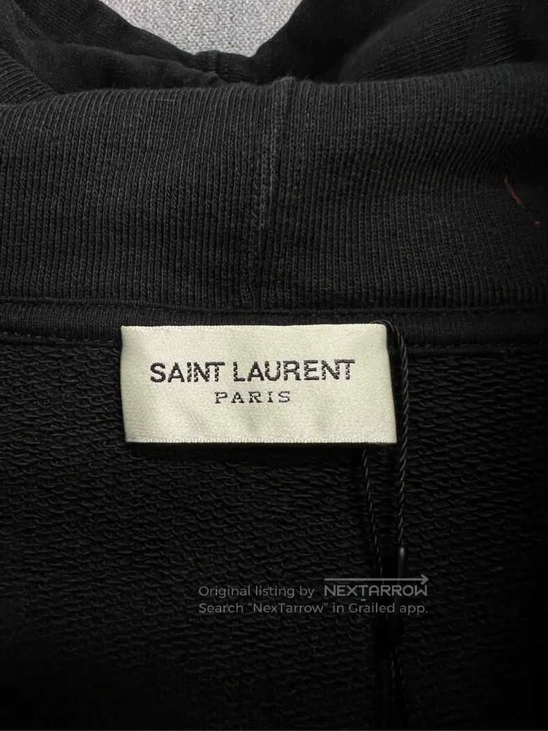 Saint Laurent Paris Saint Laurent Paris Splatter hoodie Size US XXL / EU 58 / 5 - 3 Thumbnail