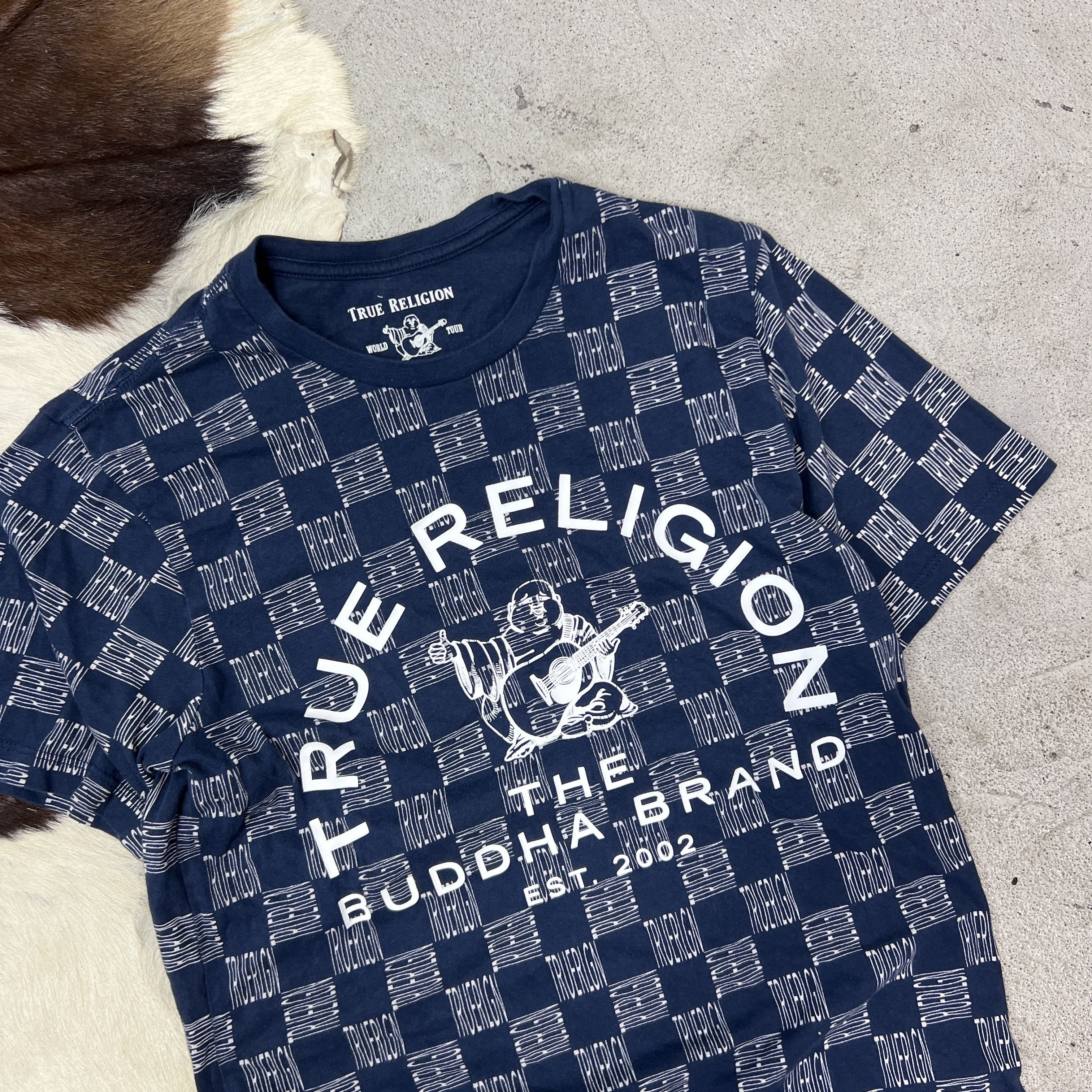 True Religion Vintage Streetwear Skater True Religion Printed T-shirt Y2K Size US XS / EU 42 / 0 - 2 Thumbnail