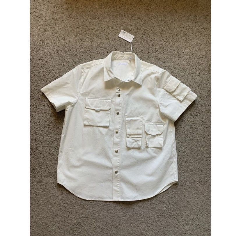 HELMUT LANG CARGO MILITARY SS SHIRT-JACKET