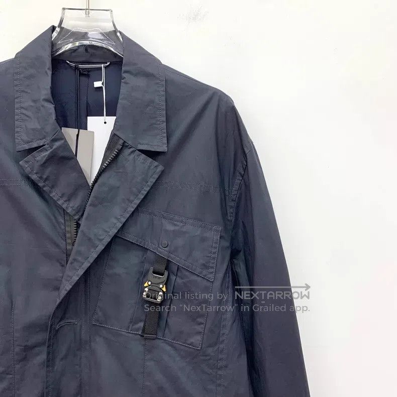 Dior Dior Cement gray cotton lapel long-sleeved windbreaker coa Size US M / EU 48-50 / 2 - 3 Thumbnail