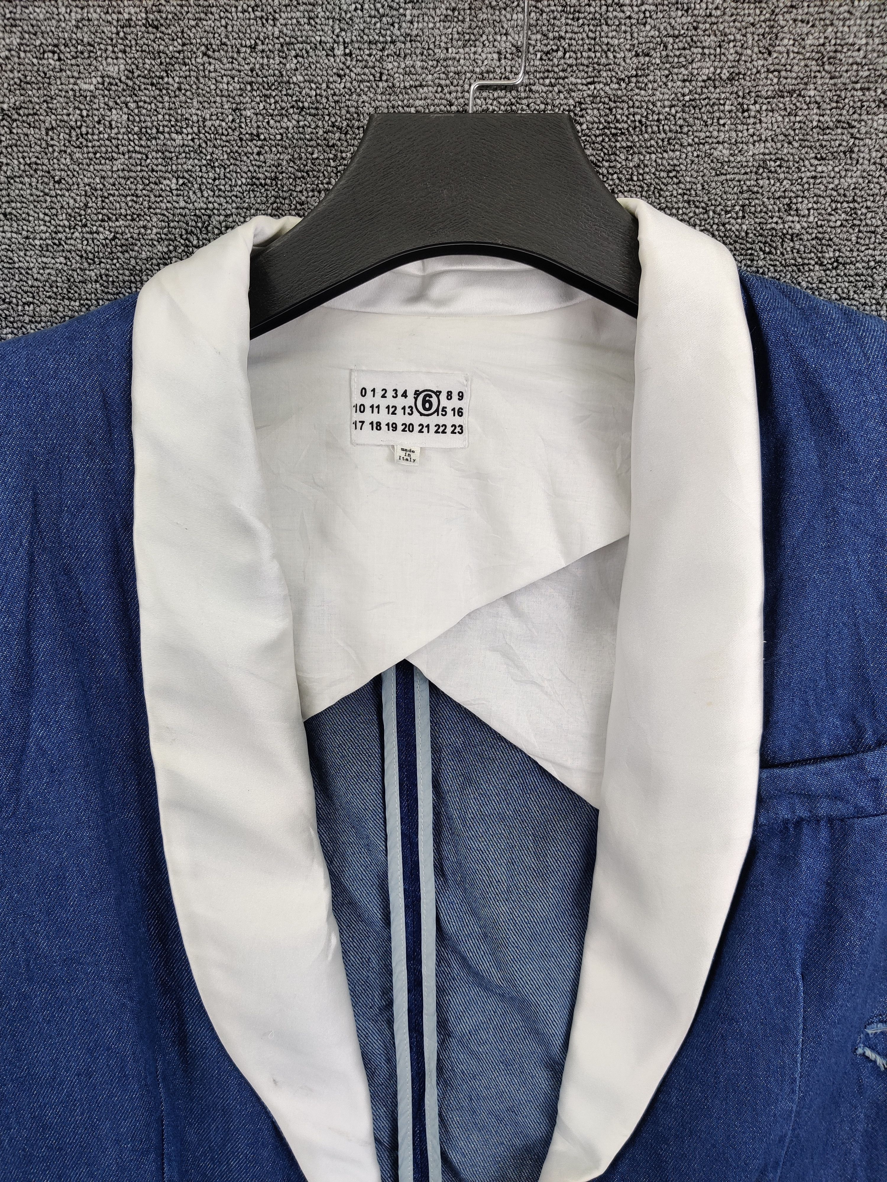 Maison Margiela Maison Margiela MM6 Denim Blazer Jacket Size US M / EU 48-50 / 2 - 3 Thumbnail