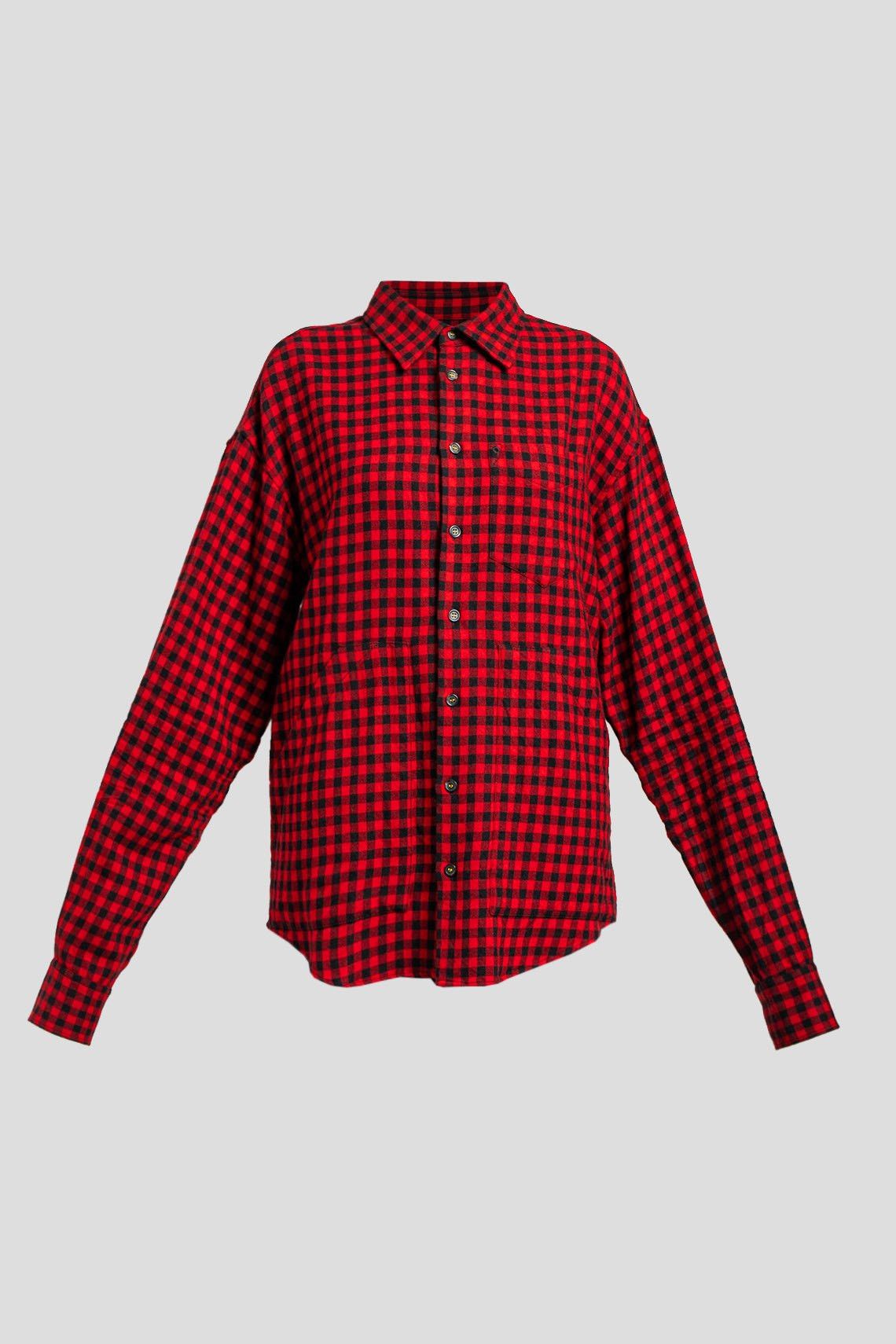 Dsquared2 DSQUARED2 Gingham Check Wool Shirt Jacket Size S / US 4 / IT 40 - 5 Thumbnail