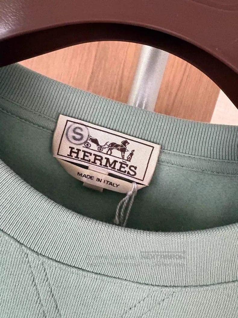 Hermes Hermes Autumn and Winter Men's Sweatshirt with Fleece Lini Size US XL / EU 56 / 4 - 3 Thumbnail