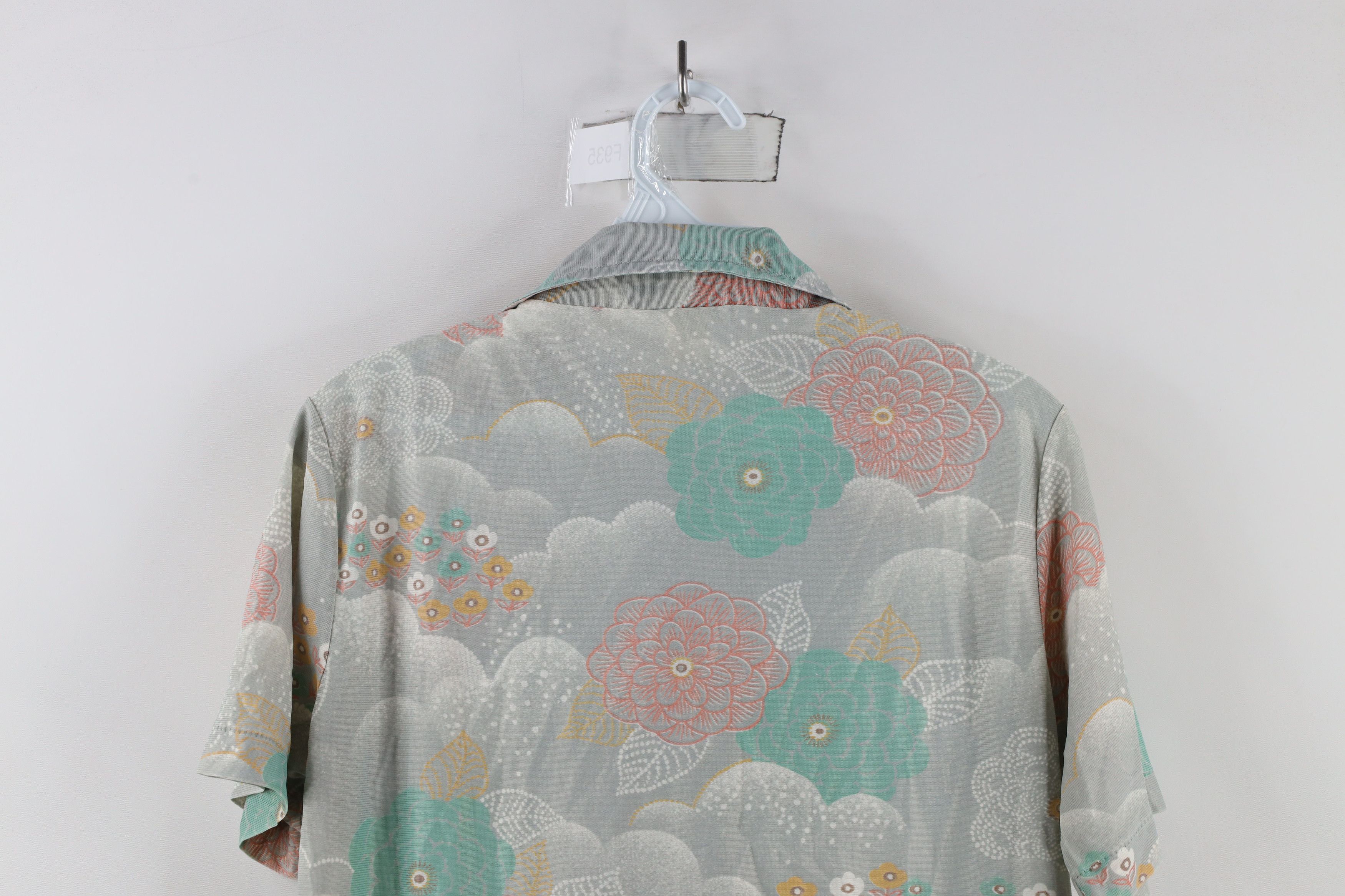 Vintage Vintage 70s Streetwear Clouds Knit Collared Polo Shirt USA Size S / US 4 / IT 40 - 10 Thumbnail