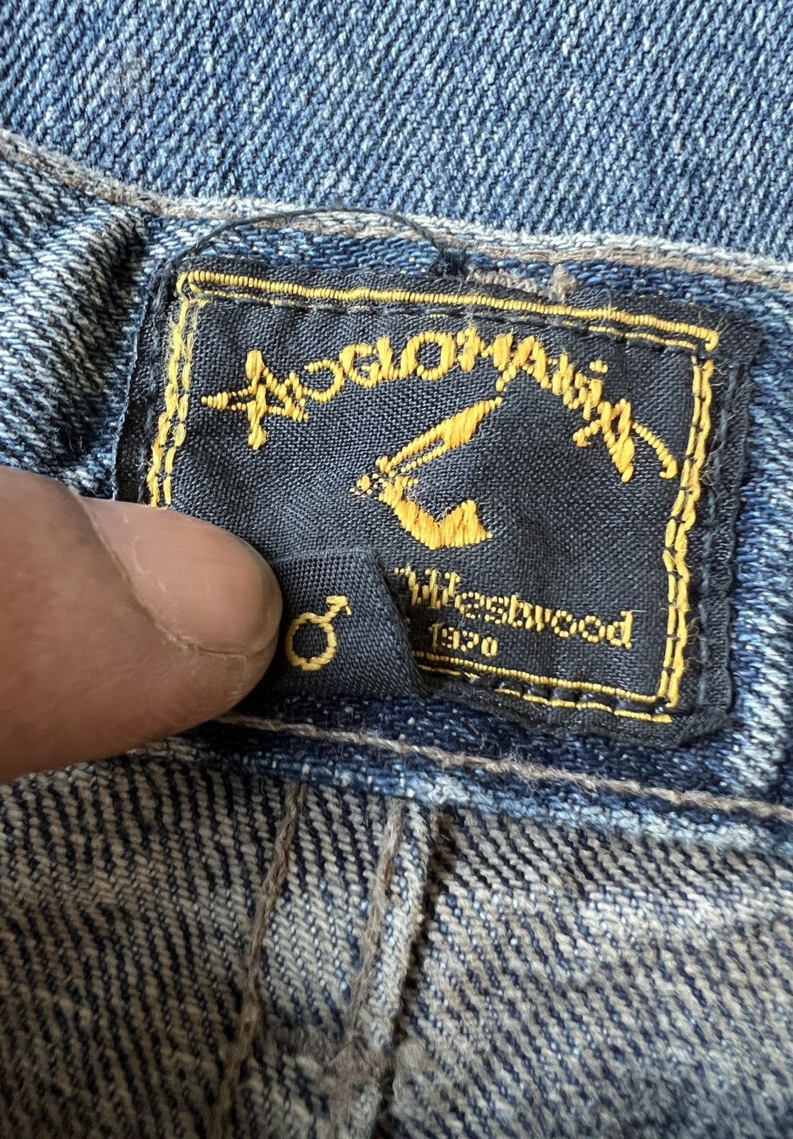 Seditionaries × Vintage × Vivienne Westwood 90s vintage Vivienne Westwood jeans, Anglomania,Embroidery Size US 31 - 10 Thumbnail