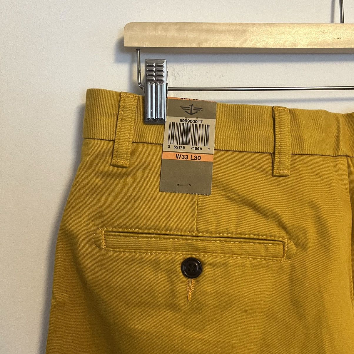 Dockers × NCAA Dockers Mizzou Tigers D3 Flat Front Game Day Khakis Size US 33 - 6 Thumbnail