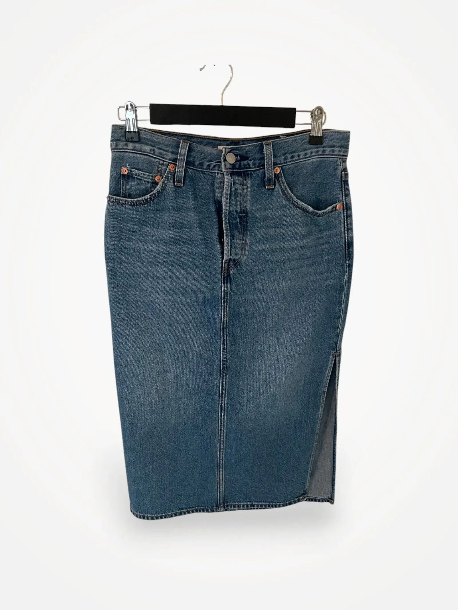 Levi's Levi's Side slit skirt Skirt Size 26" / US 2 / IT 38 - 1 Thumbnail
