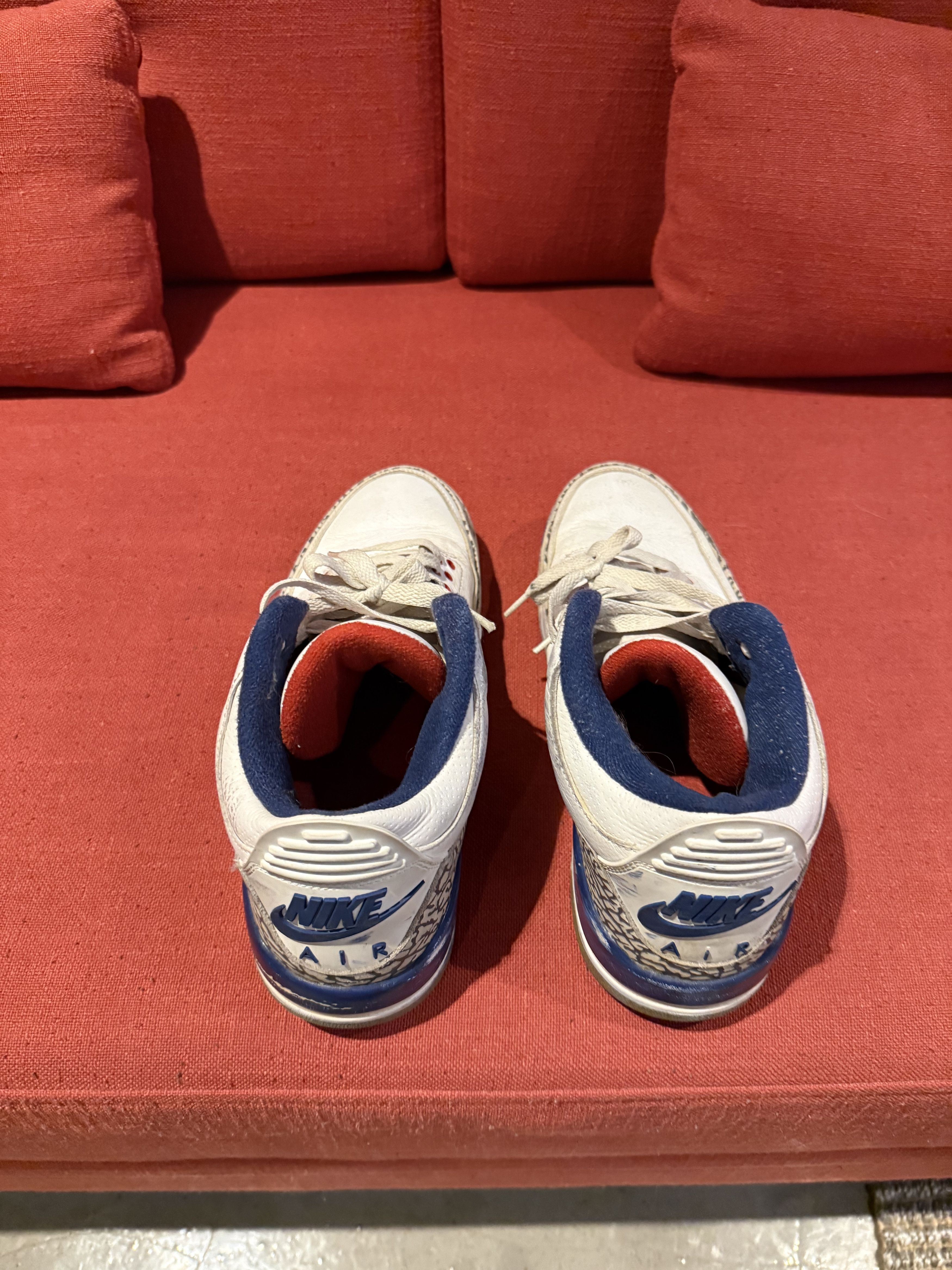 Nike Nike Air Jordan 3 Retro True Blue Size US 9 / EU 42 - 1 Thumbnail