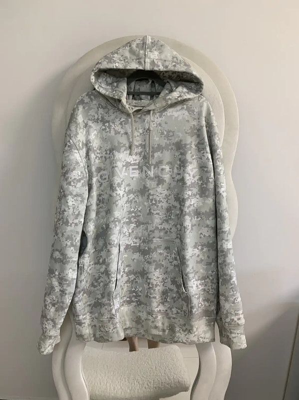 Givenchy Givenchy Multicolor Cotton Hooded Sweatshirt for Men 0089 Size US XL / EU 56 / 4 - 1 Thumbnail