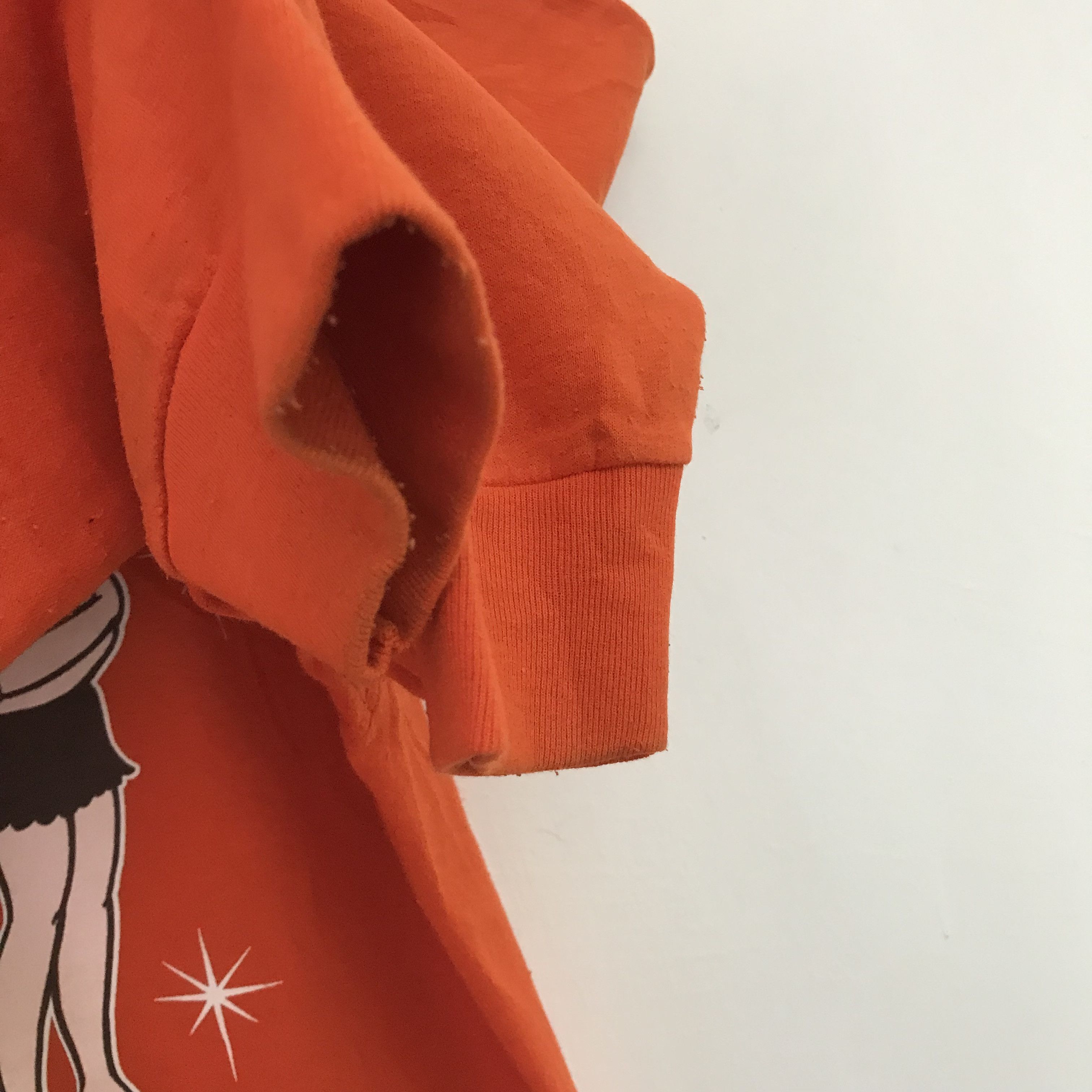 Vintage Vintage Betty Boop Cartoon Orange Sweatshirt - 540 Size US M / EU 48-50 / 2 - 5 Thumbnail
