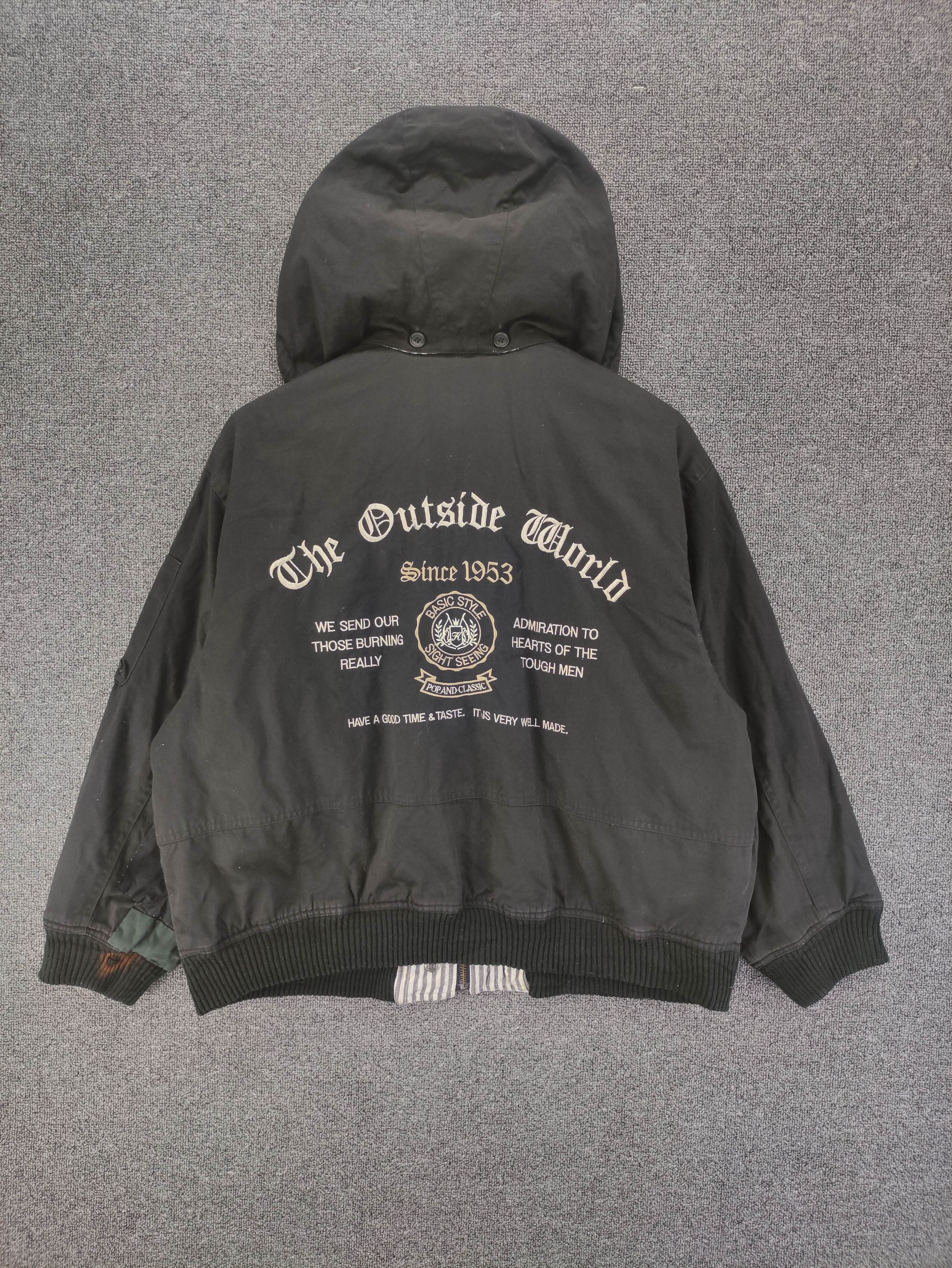 Japanese Brand Vintage IL Suffit Reversible Bomber Jacket Zipper Hoodie Size US L / EU 52-54 / 3 - 5 Thumbnail