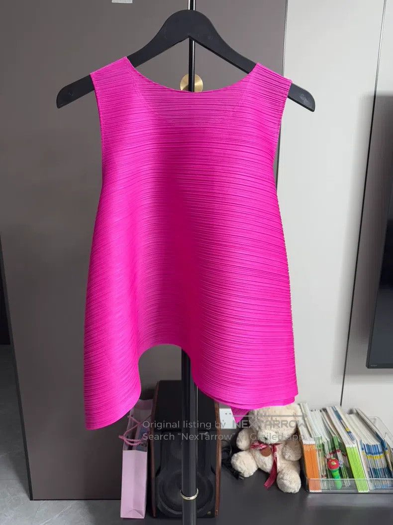 Issey Miyake Issey Miyake Cotton Blend Flutter Sleeve Long Top Size L / US 10 / IT 46 - 2 Thumbnail