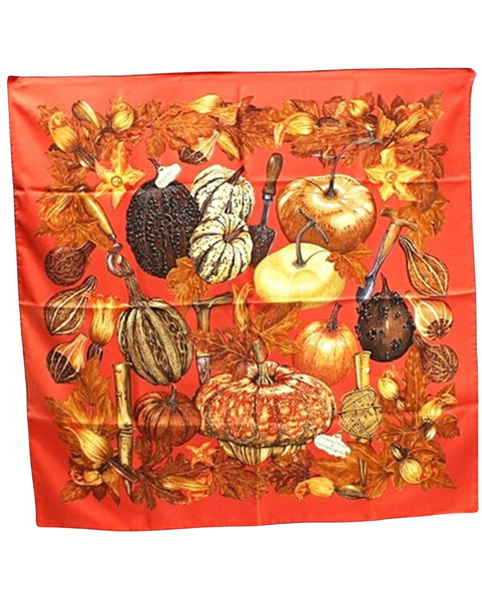 image of Multicolour Silk Scarf - Iconic Hermes Carre 90 Accessory, Women's