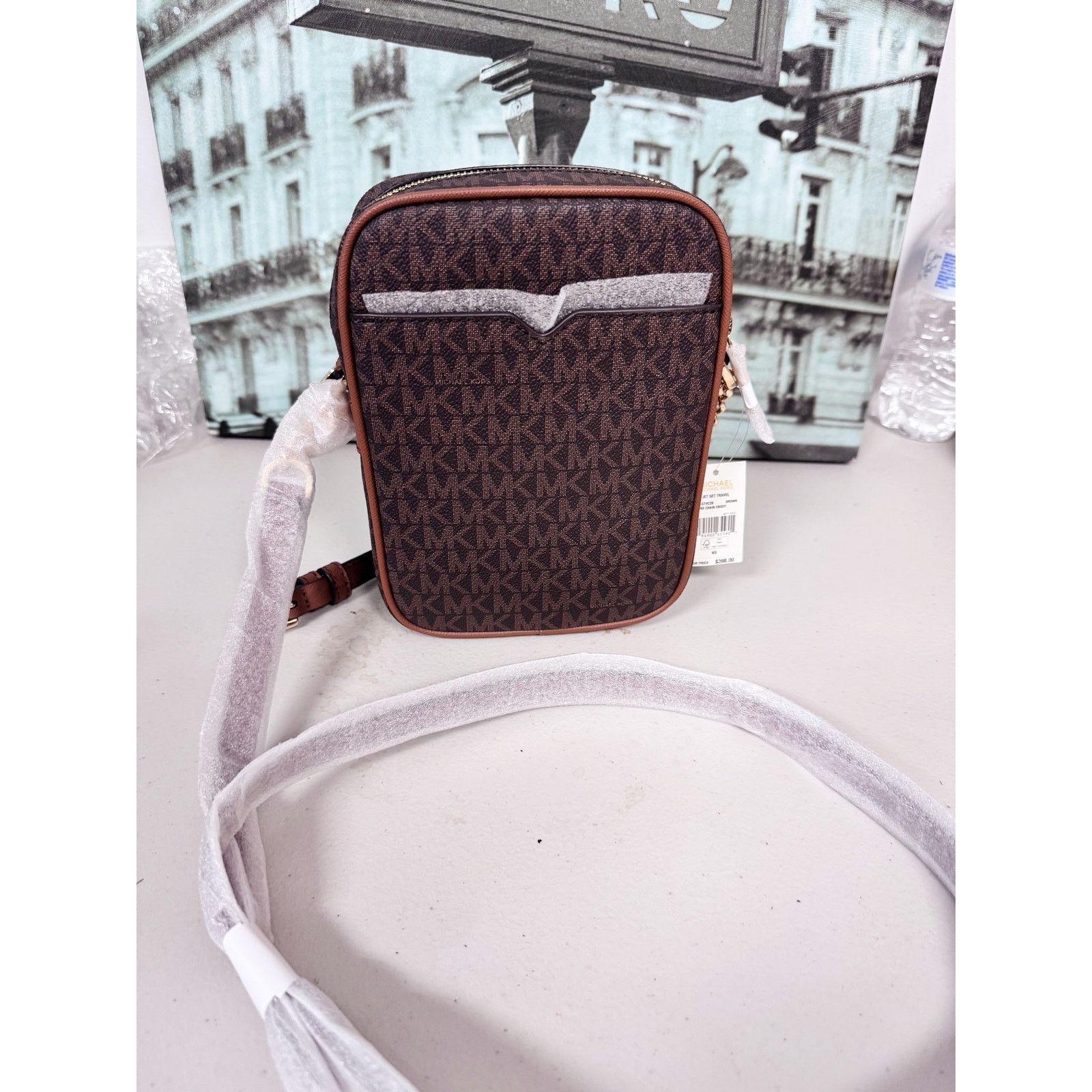 Michael Kors Michael Kors 35F1GTVC2B Jet Set Travel Medium Logo Crossbody Size ONE SIZE - 2 Thumbnail