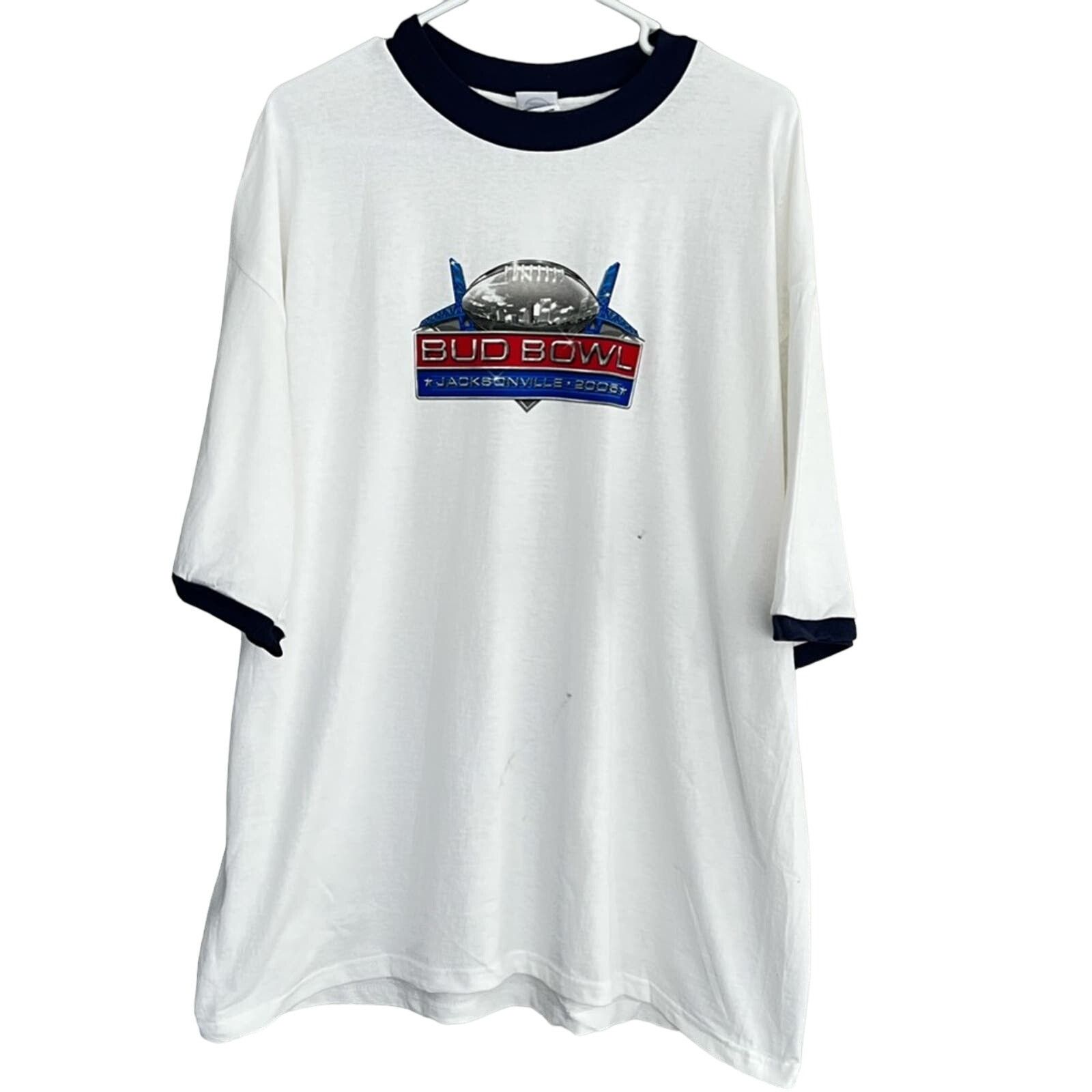 Delta VINTAGE DEADSTOCK 2005 BUD BOWL BUDWEISER SUPER BOWL RINGER Size US XL / EU 56 / 4 - 1 Thumbnail