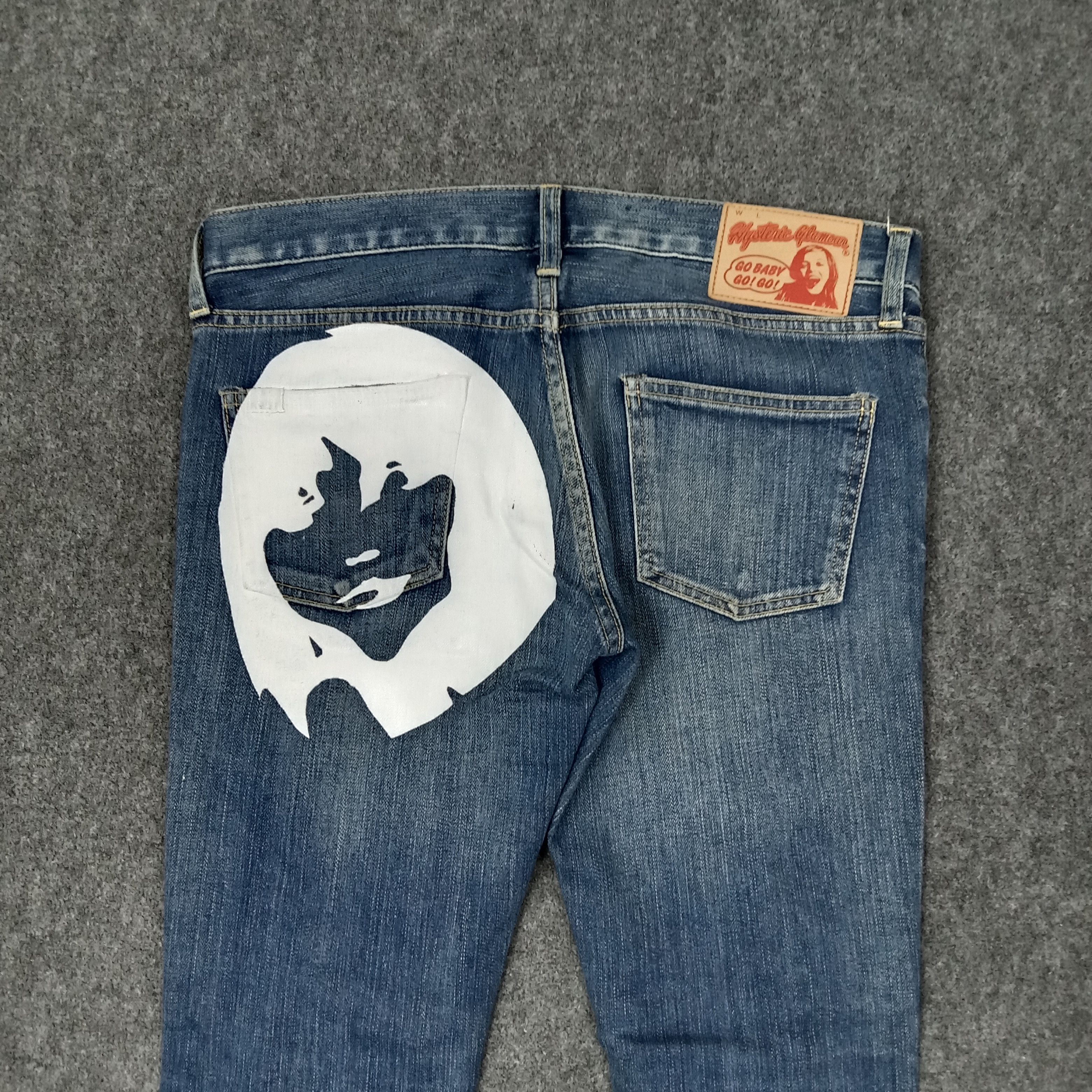 Hysteric Glamour Hysteric Galmour Japanese Brand Custom Denim Jeans C252N20 Size 31" - 2 Thumbnail